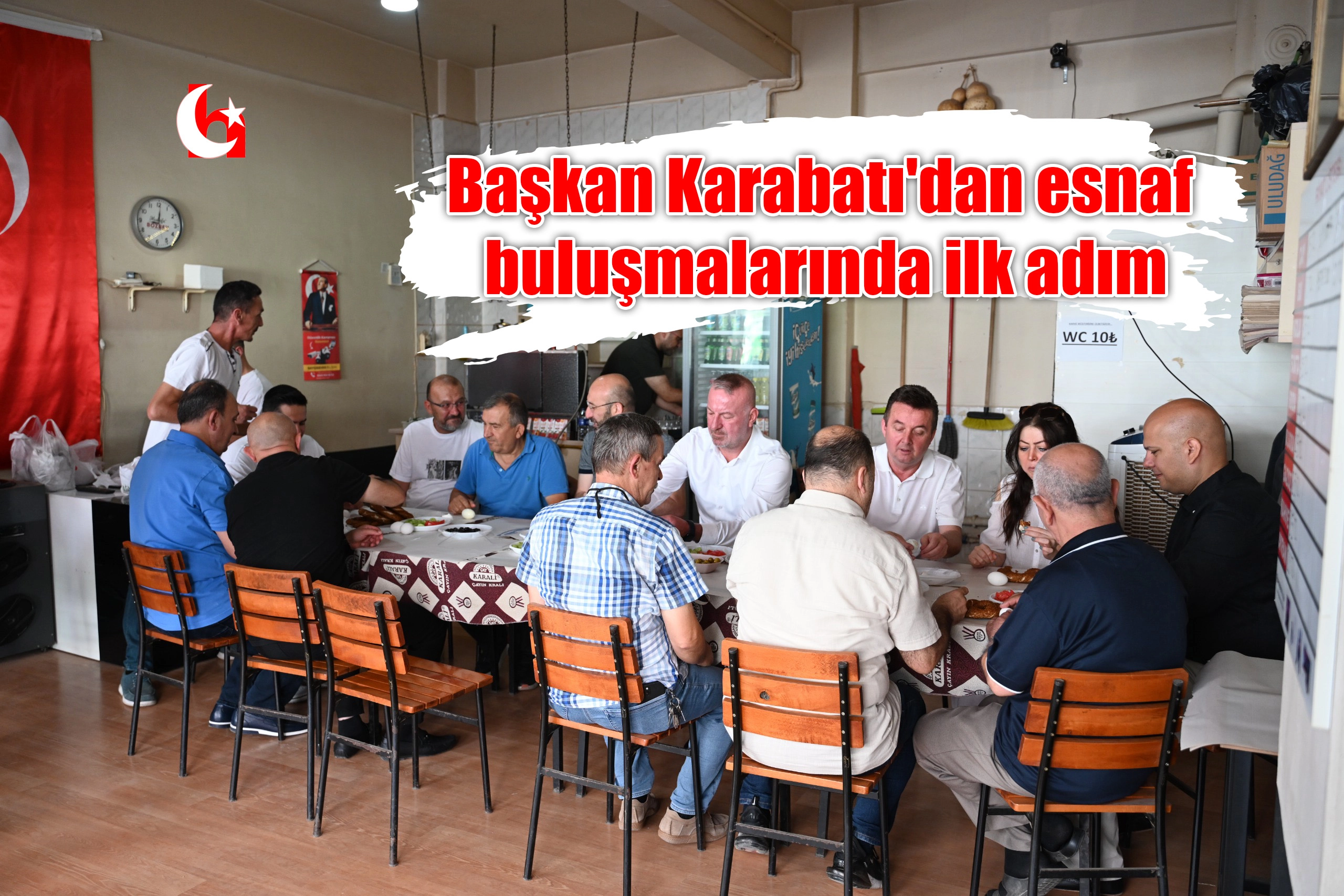 Başkan Karabatı'dan esnaf buluşmalarında ilk adım