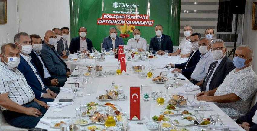 Türkiye Şeker Fabrikaları Genel Müdürü Alkan'a ziyaret
