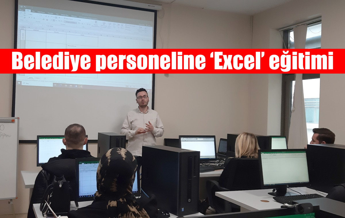 Belediye personeline ‘Excel’ eğitimi
