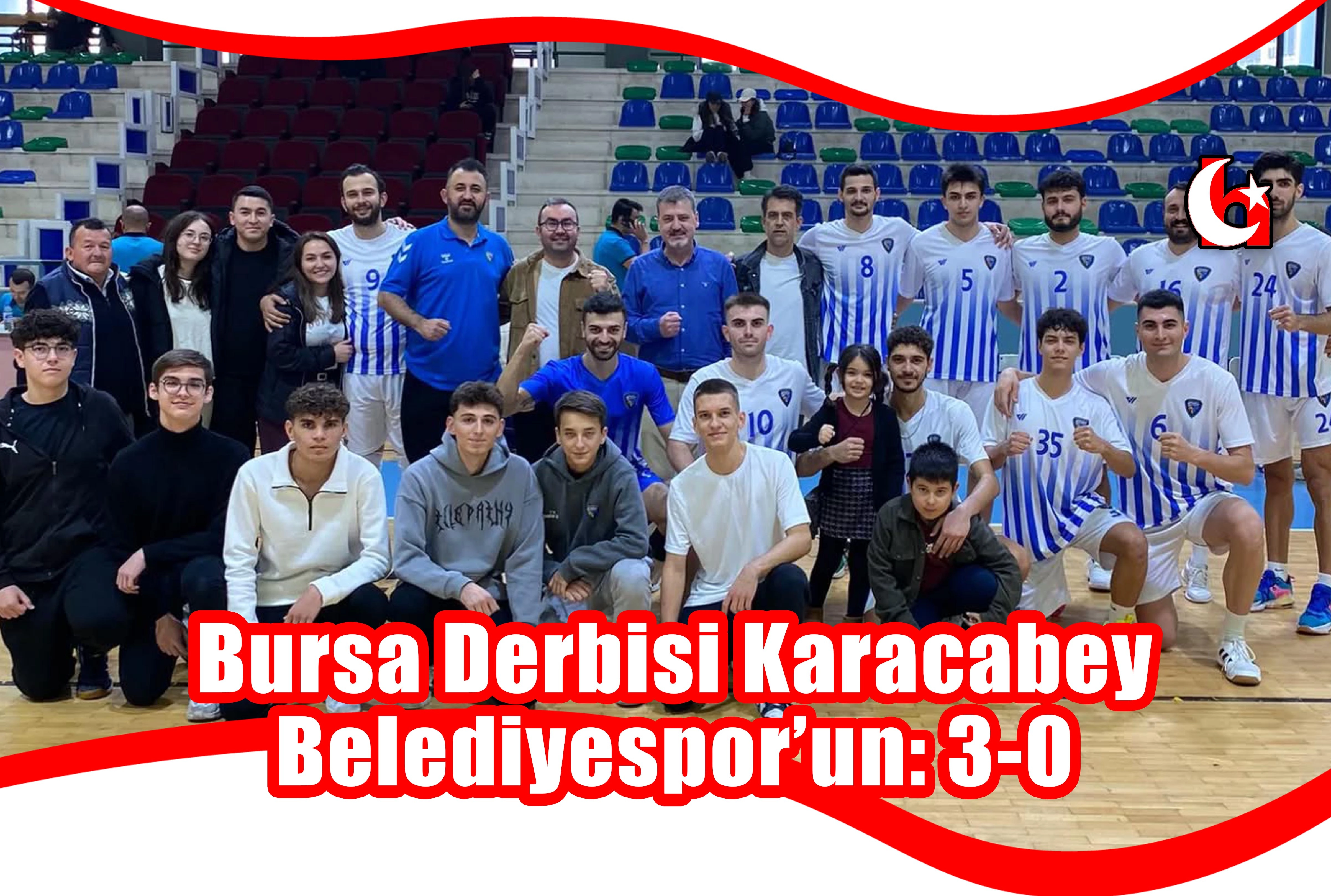 Bursa Derbisi Karacabey Belediyespor’un: 3-0
