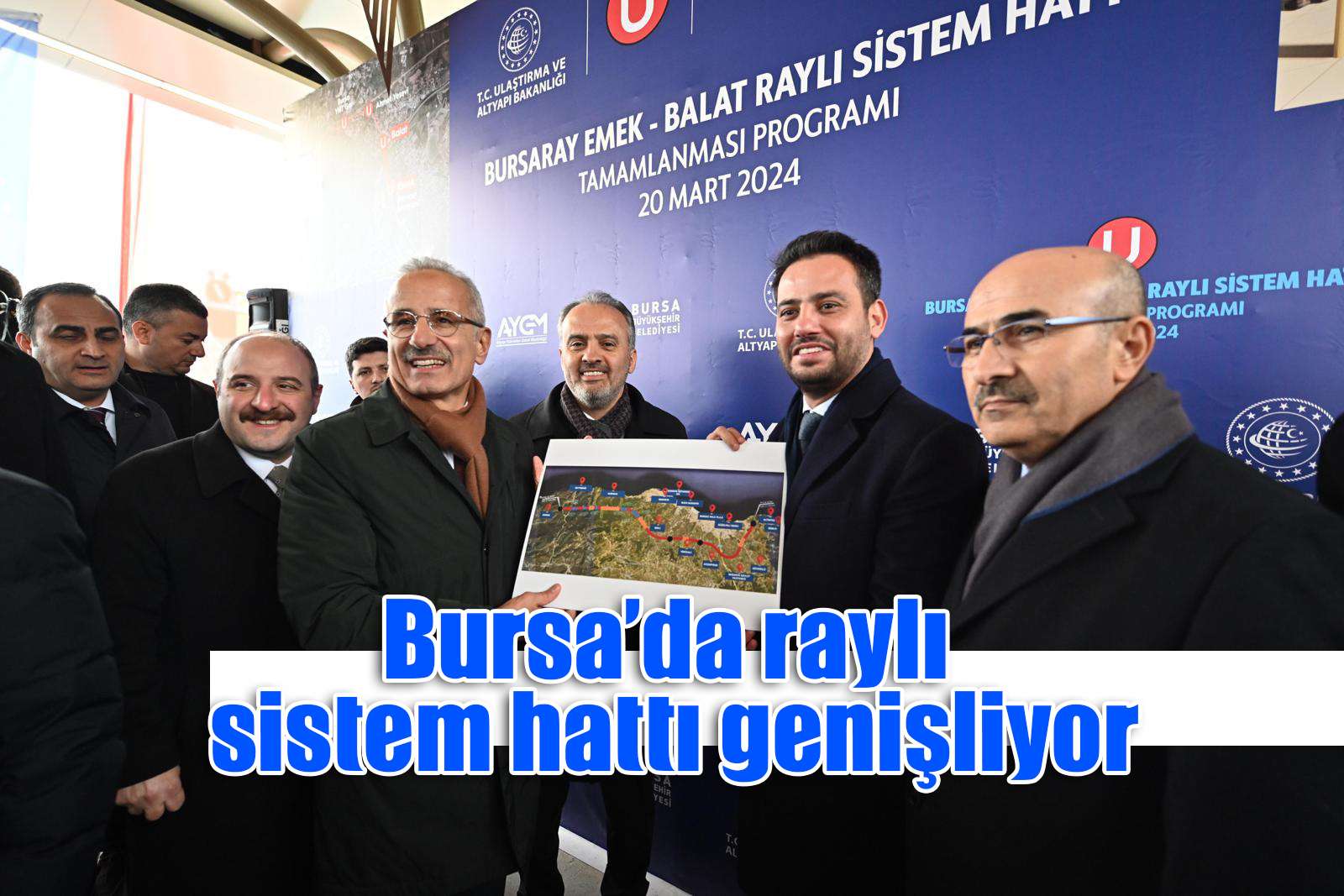 Bursa’da raylı sistem hattı genişliyor