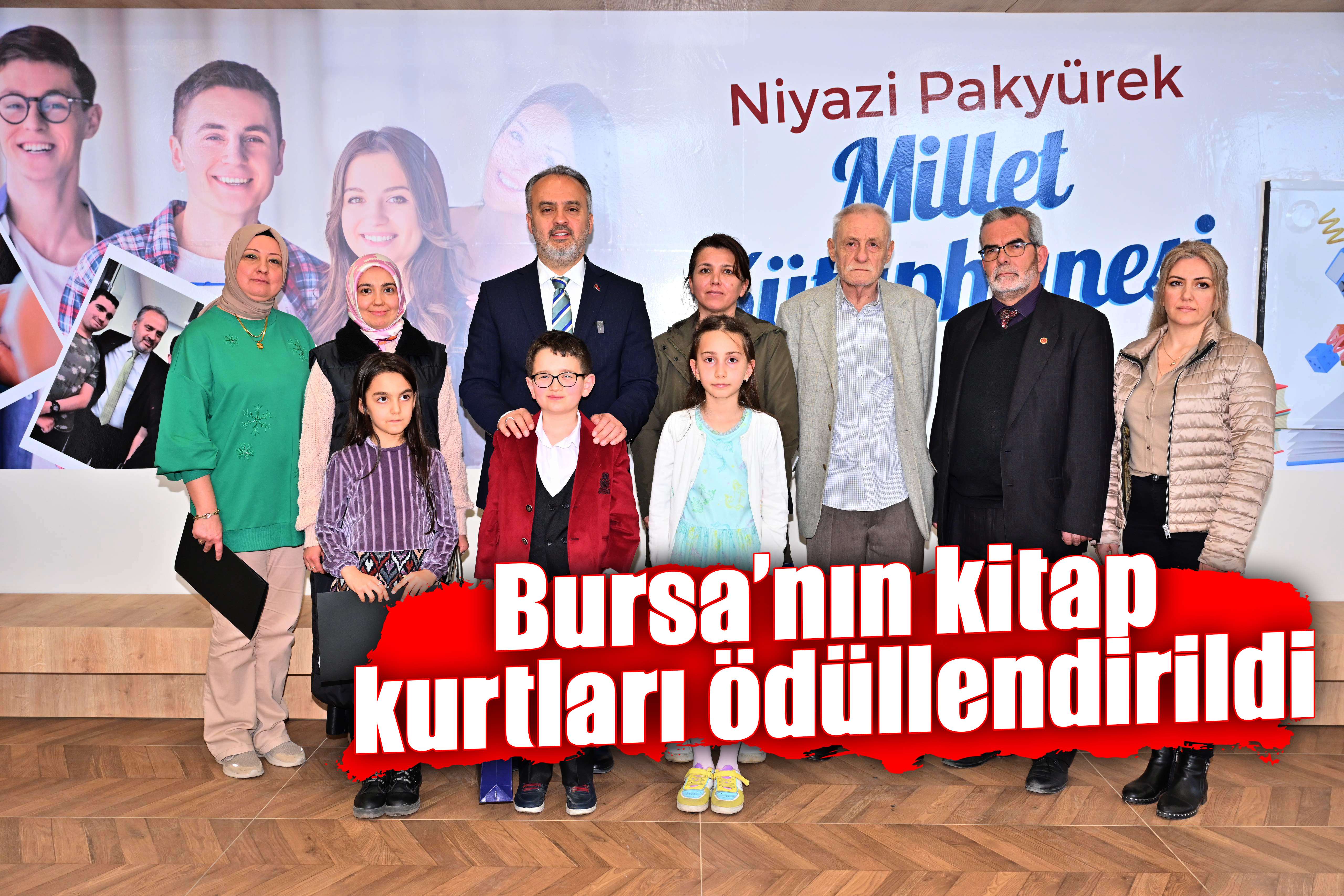 Bursa’nın kitap kurtları ödüllendirildi