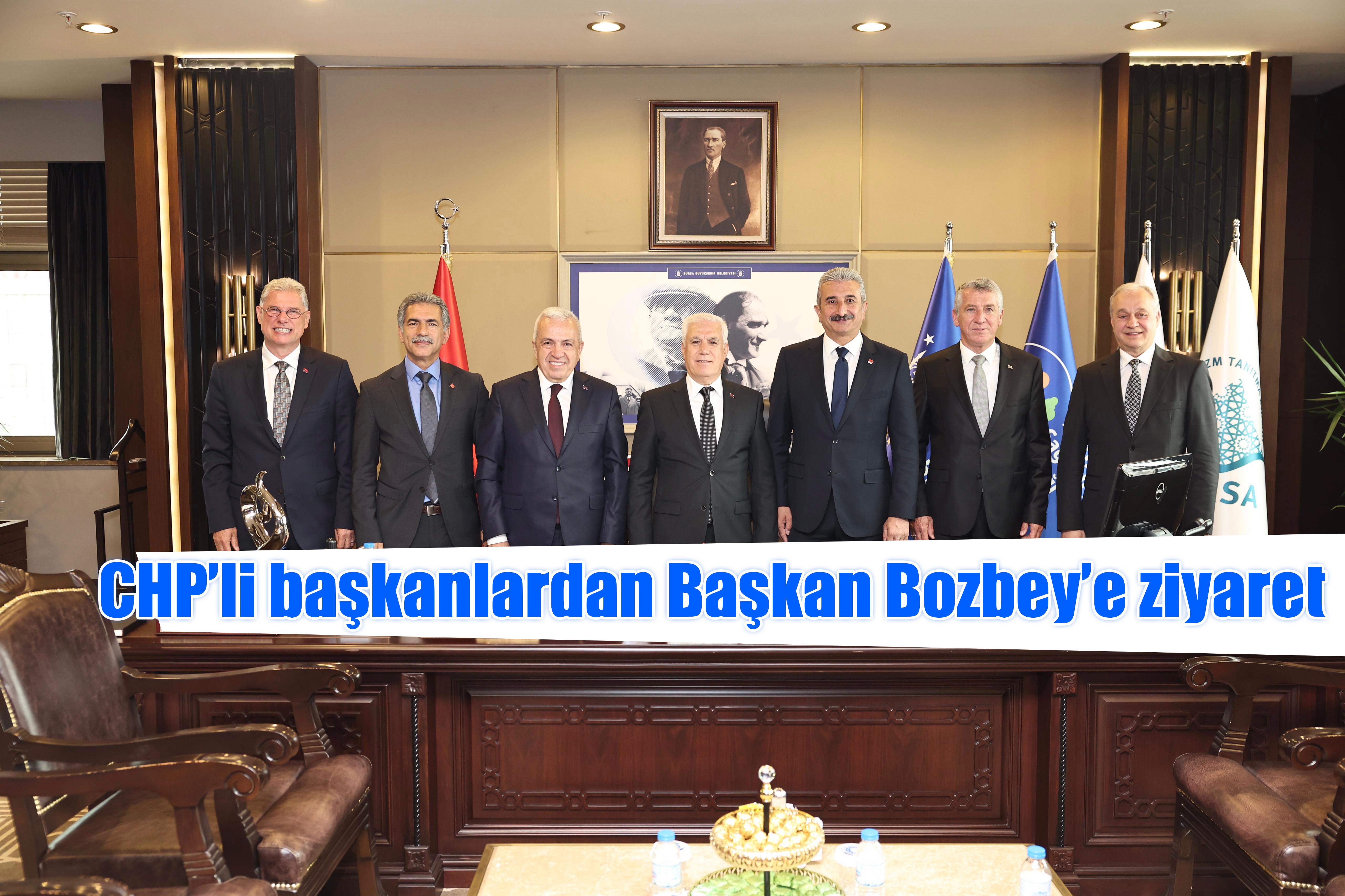 CHP’li başkanlardan Başkan Bozbey’e ziyaret