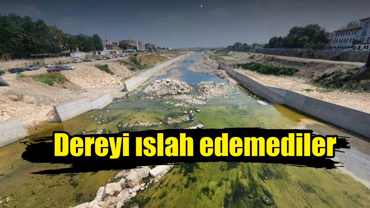 Dereyi ıslah edemediler