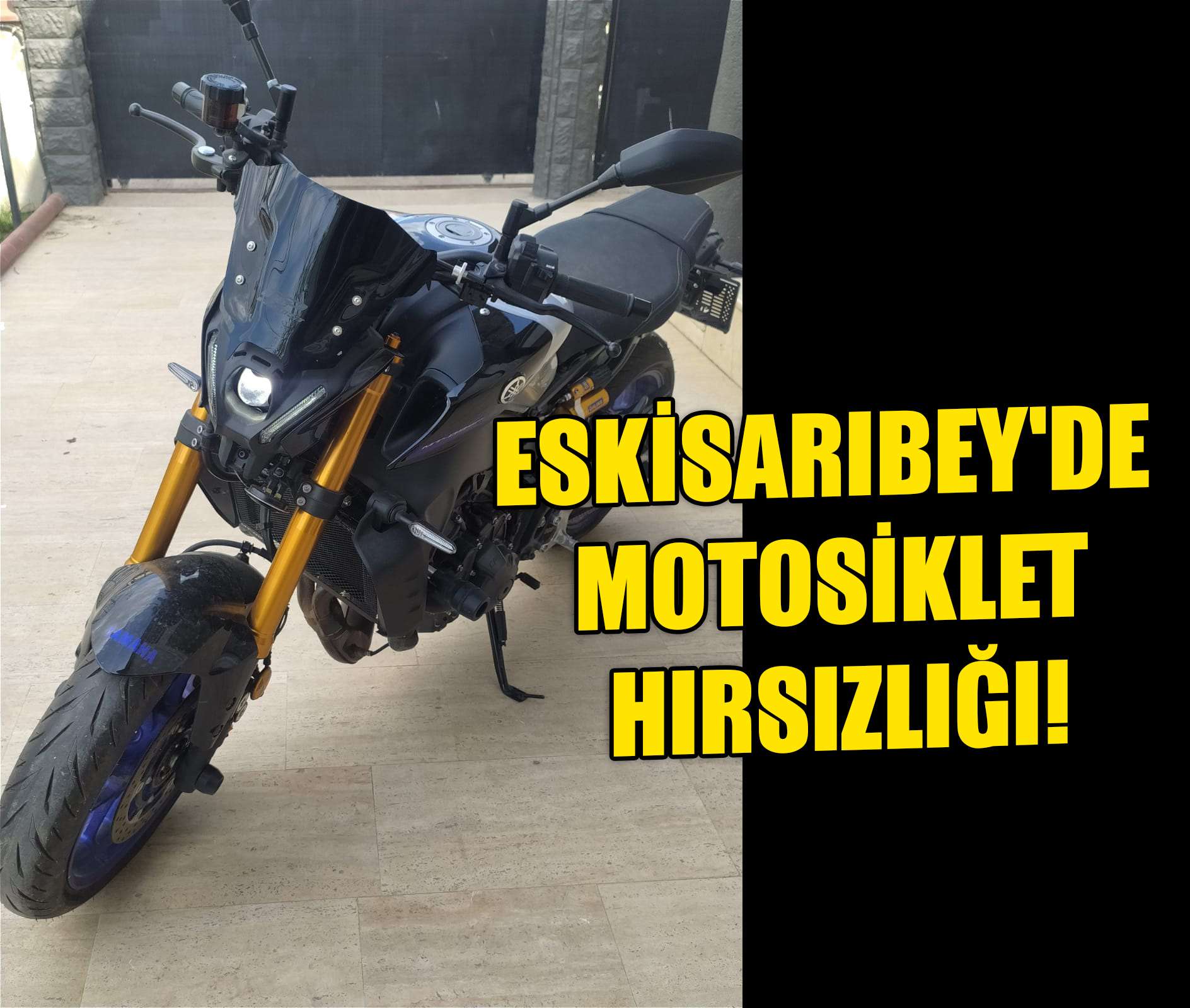 ESKİSARIBEY'DE MOTOSİKLET HIRSIZLIĞI!