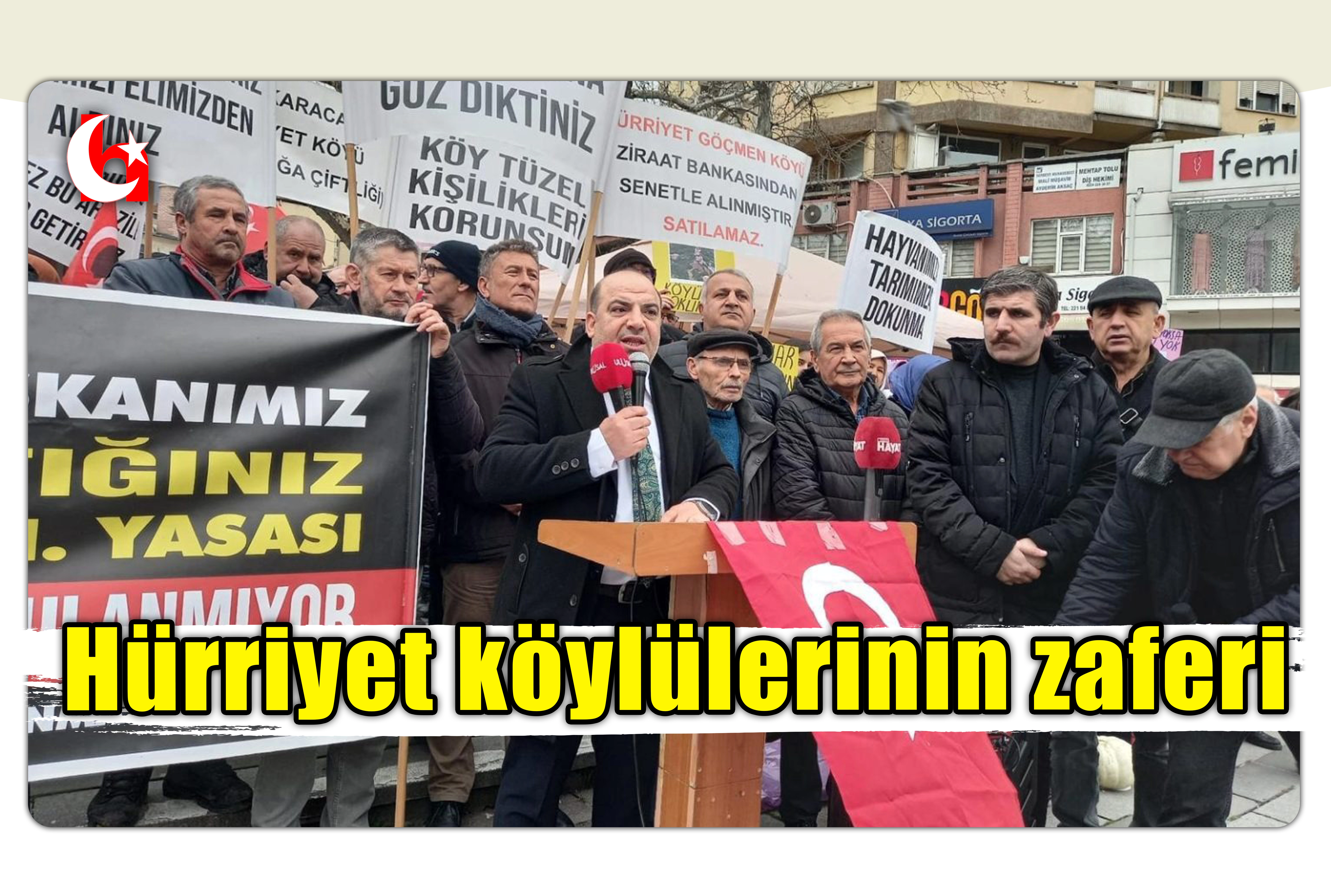 H&uuml;rriyet k&ouml;yl&uuml;lerinin zaferi