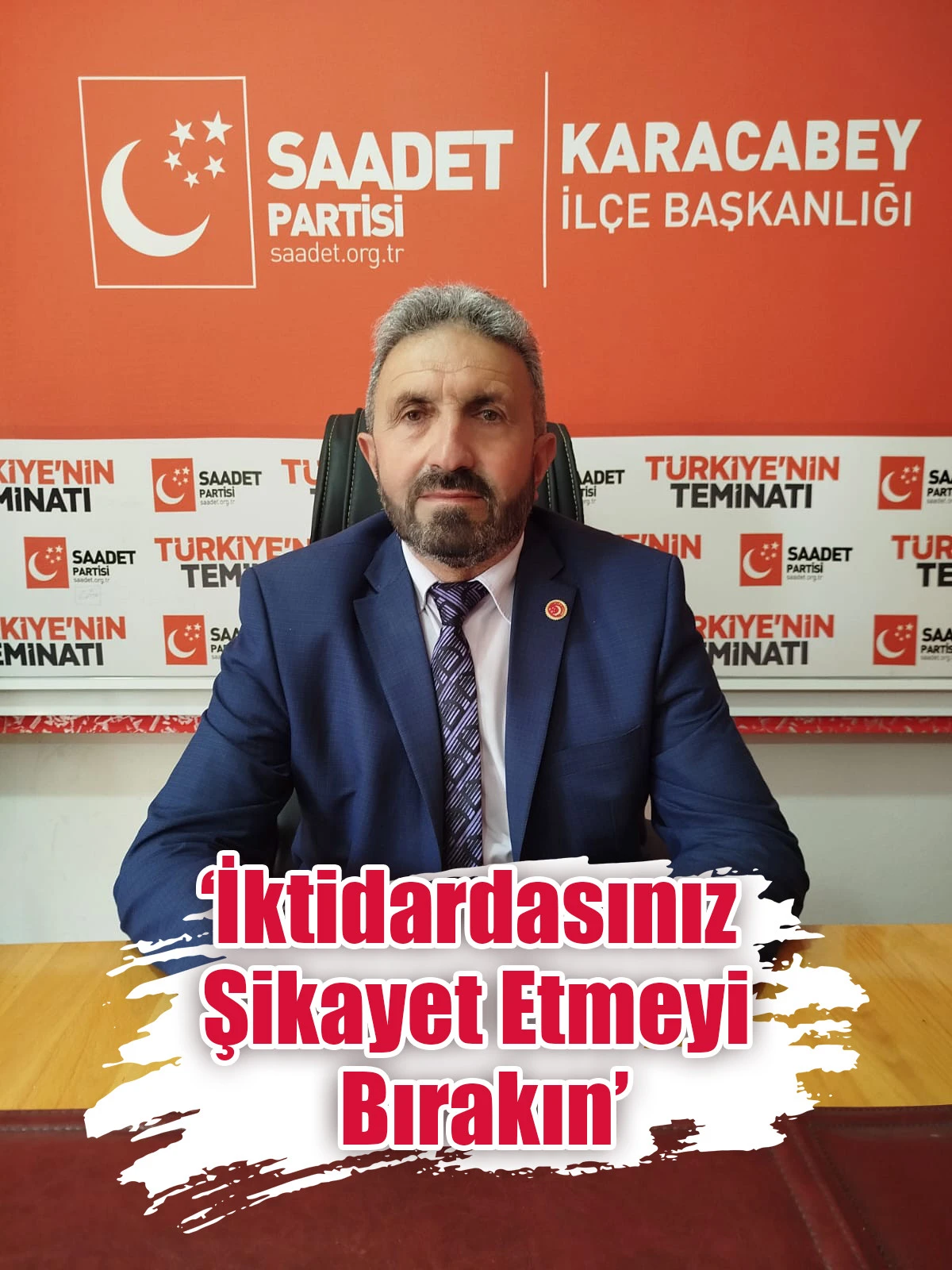 ‘İktidardasınız Şikayet Etmeyi Bırakın’