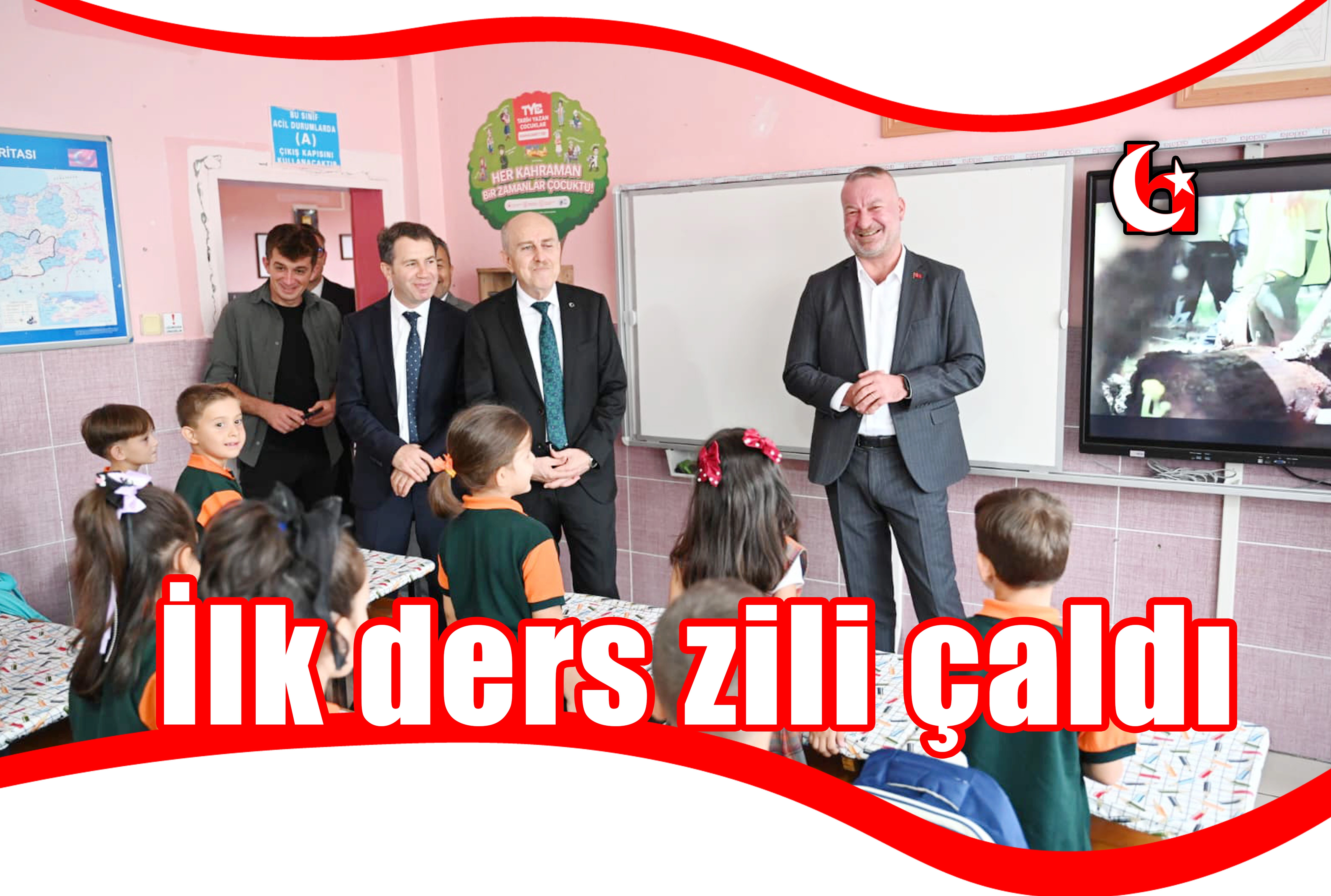 İlk ders zili çaldı