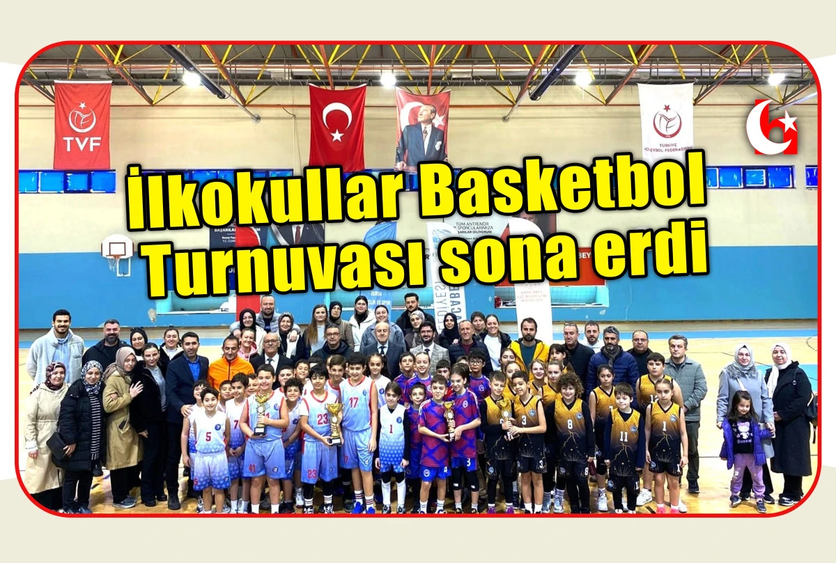 İlkokullar Basketbol Turnuvası sona erdi