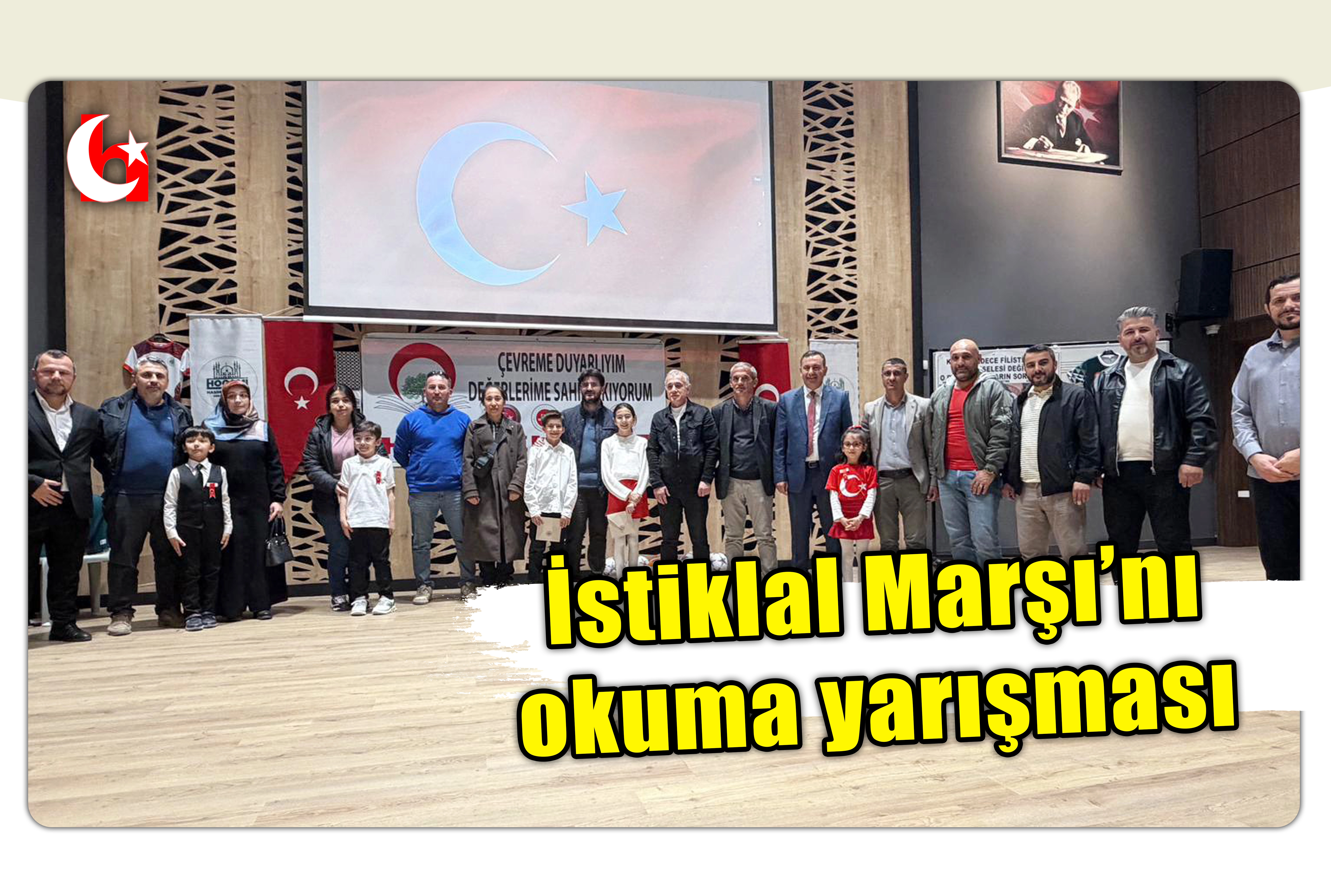 İstiklal Marşı&rsquo;nı  okuma yarışması 