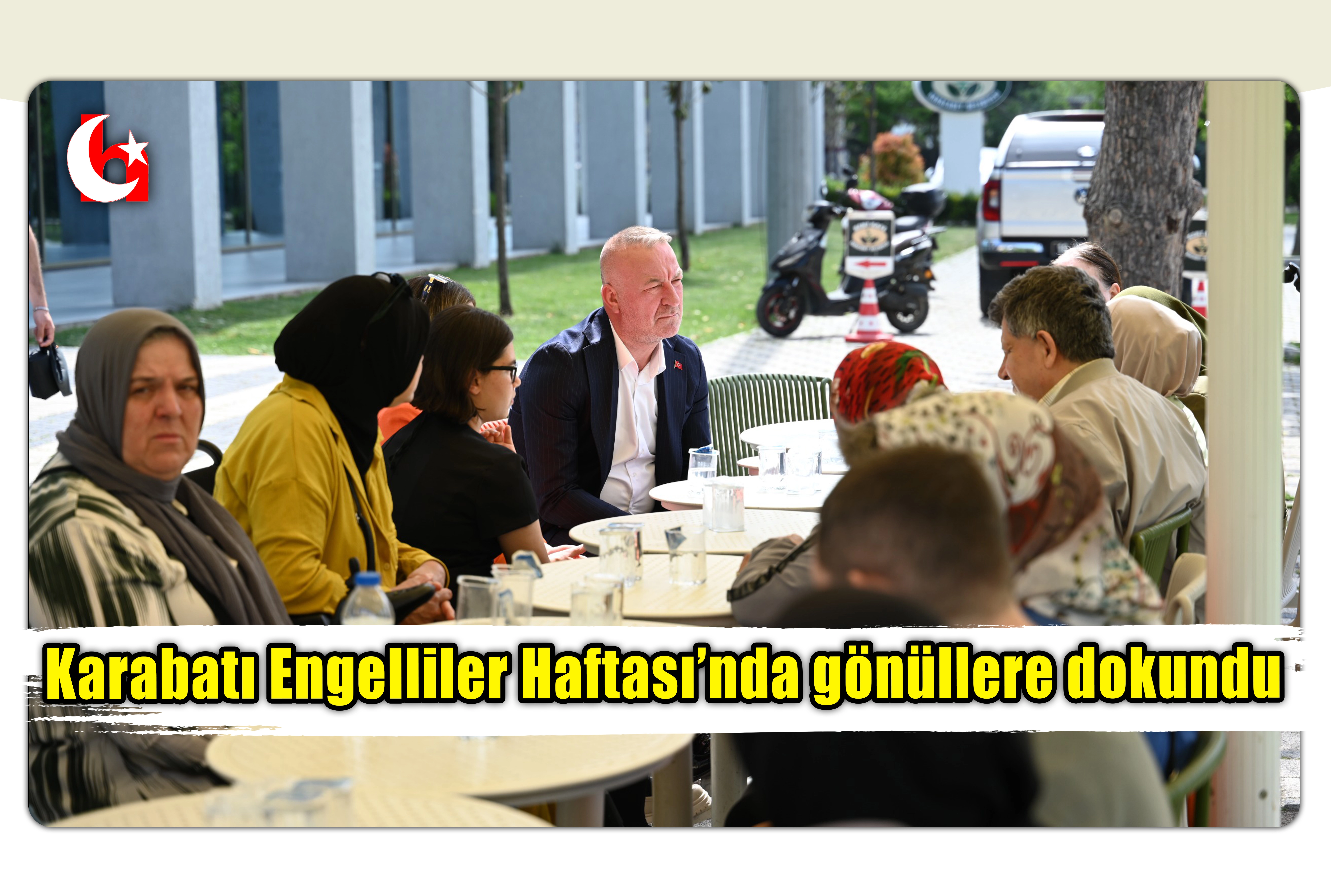 Karabatı Engelliler Haftası&rsquo;nda g&ouml;n&uuml;llere dokundu