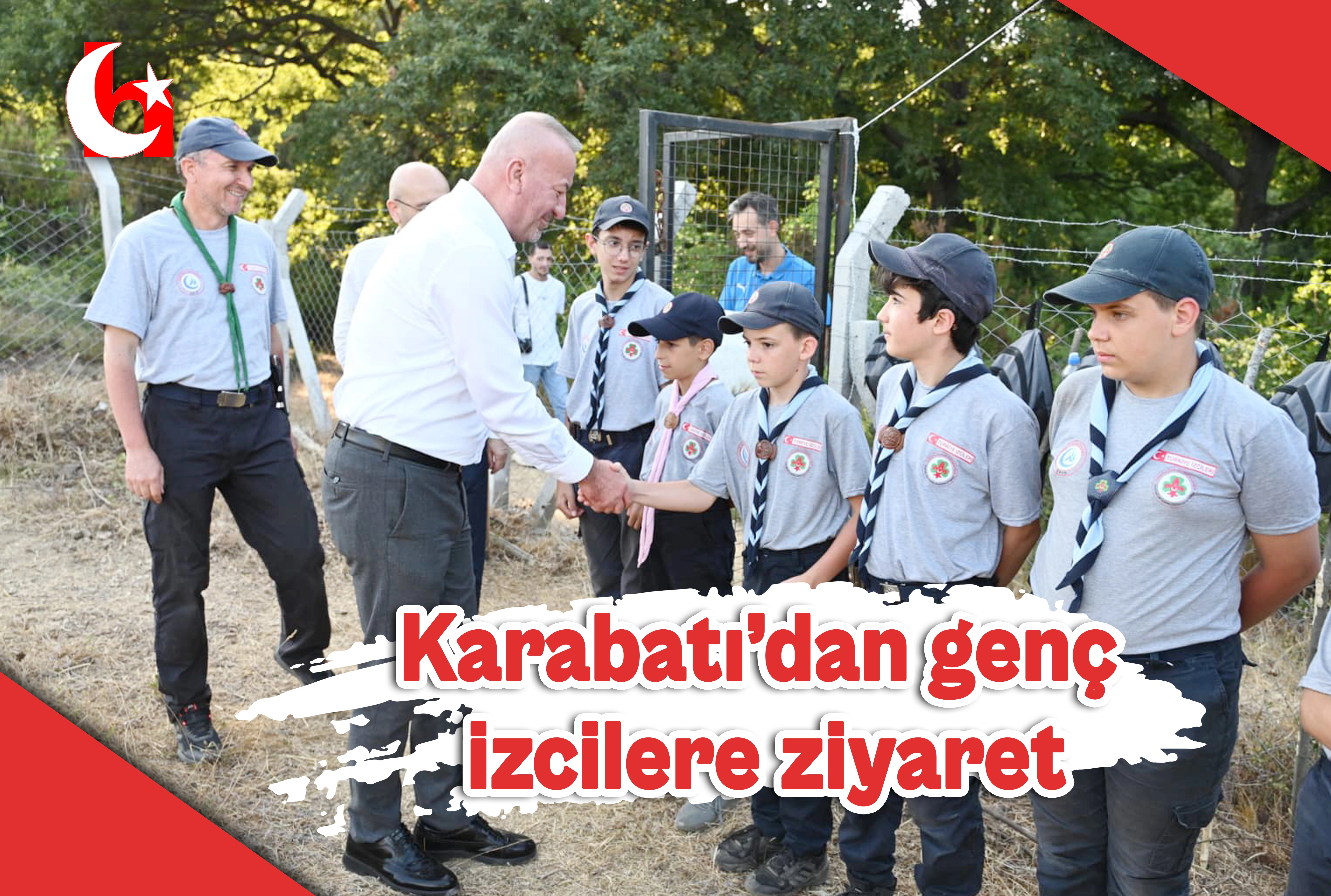 Karabatı&rsquo;dan gen&ccedil; izcilere ziyaret