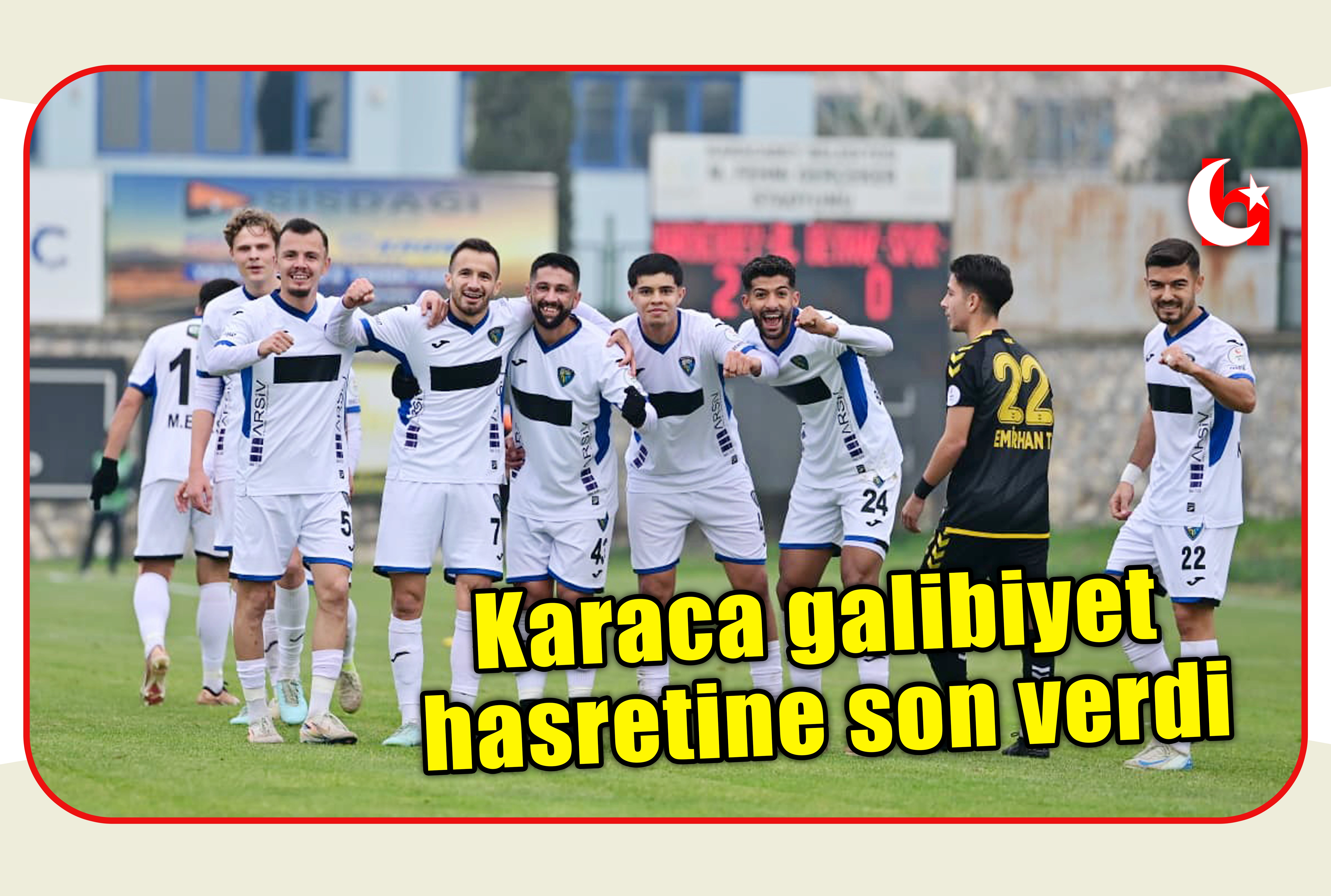 Karaca galibiyet hasretine son verdi