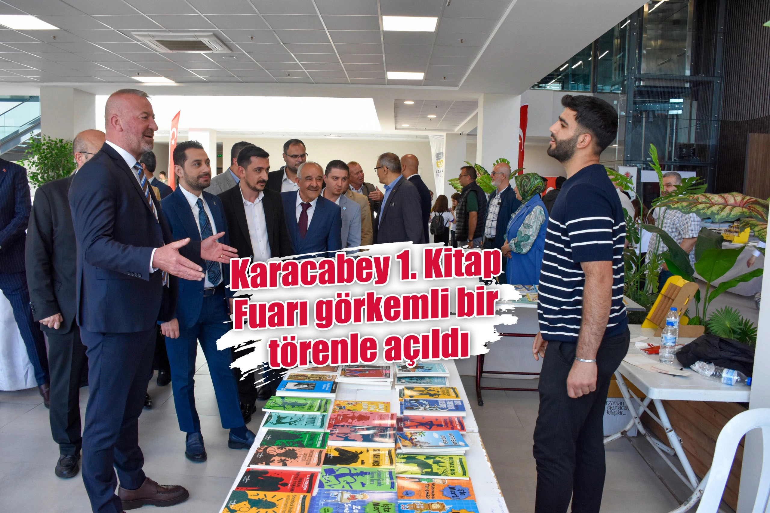 Karacabey 1. Kitap Fuarı görkemli bir törenle açıldı