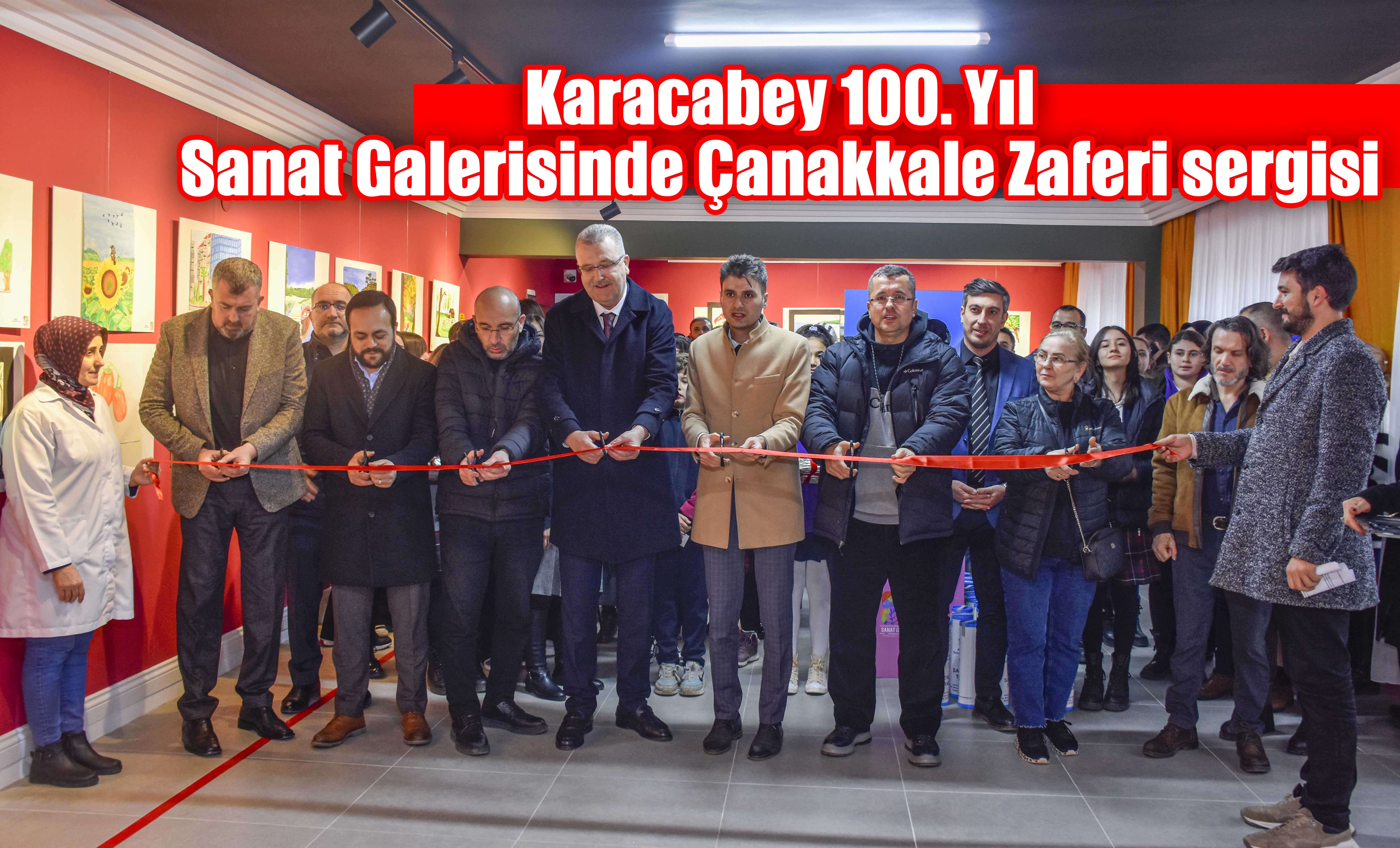 Karacabey 100. Yıl Sanat Galerisinde Çanakkale Zaferi sergisi 