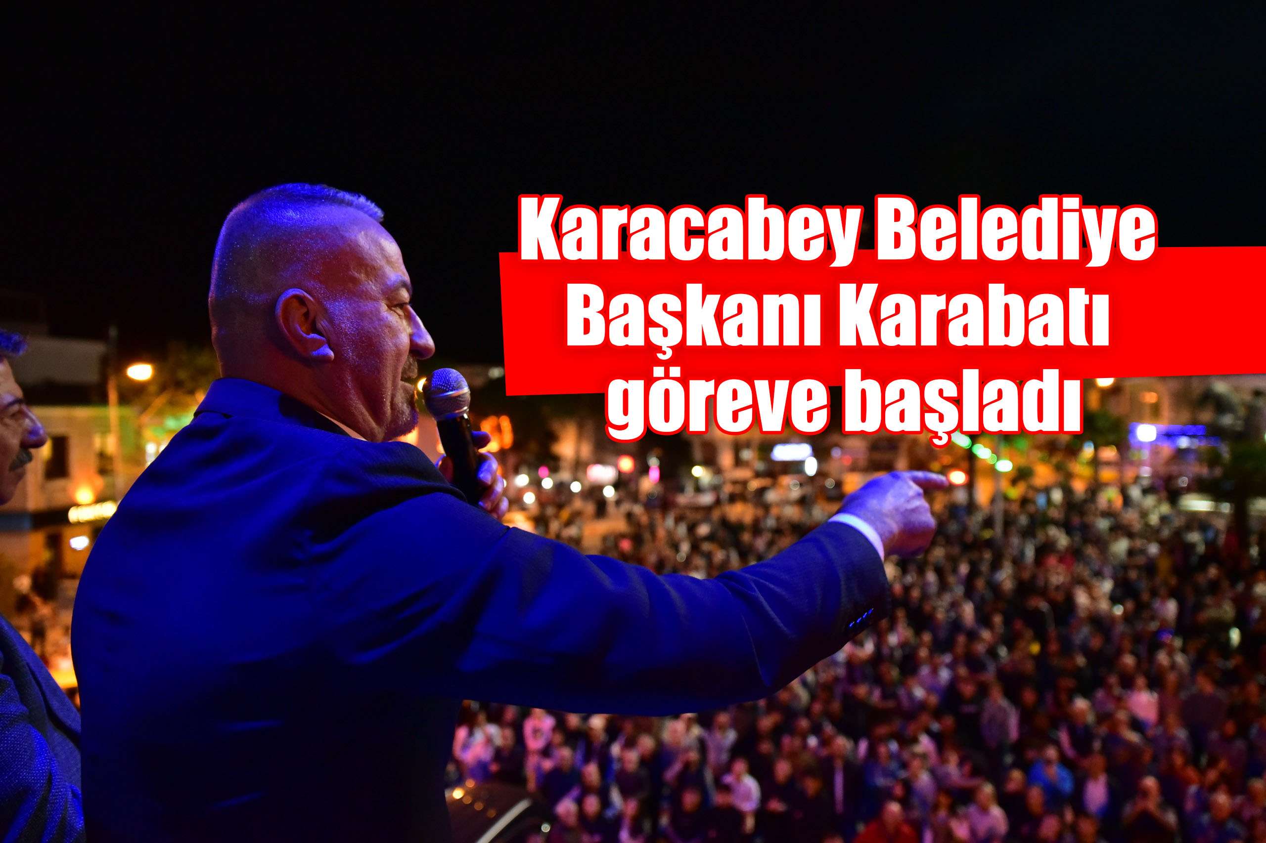 Karacabey Belediye  Başkanı Karabatı  göreve başladı