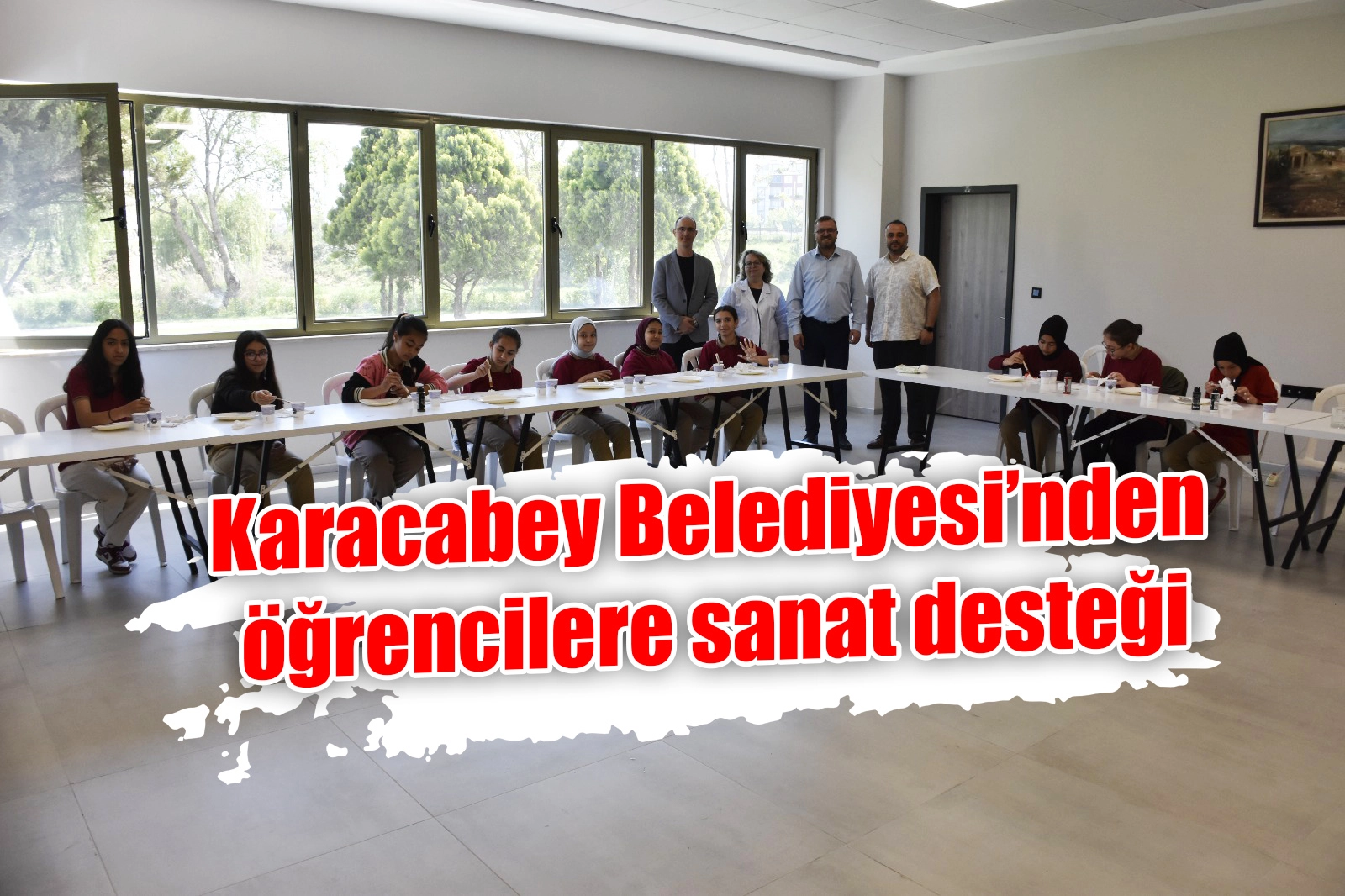 Karacabey Belediyesi’nden öğrencilere sanat desteği