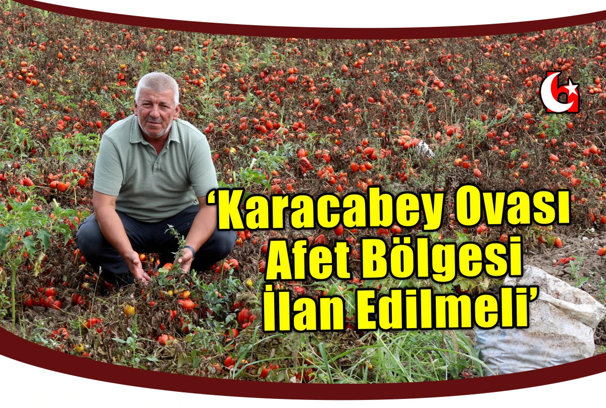 ‘Karacabey Ovası Afet Bölgesi İlan Edilmeli’