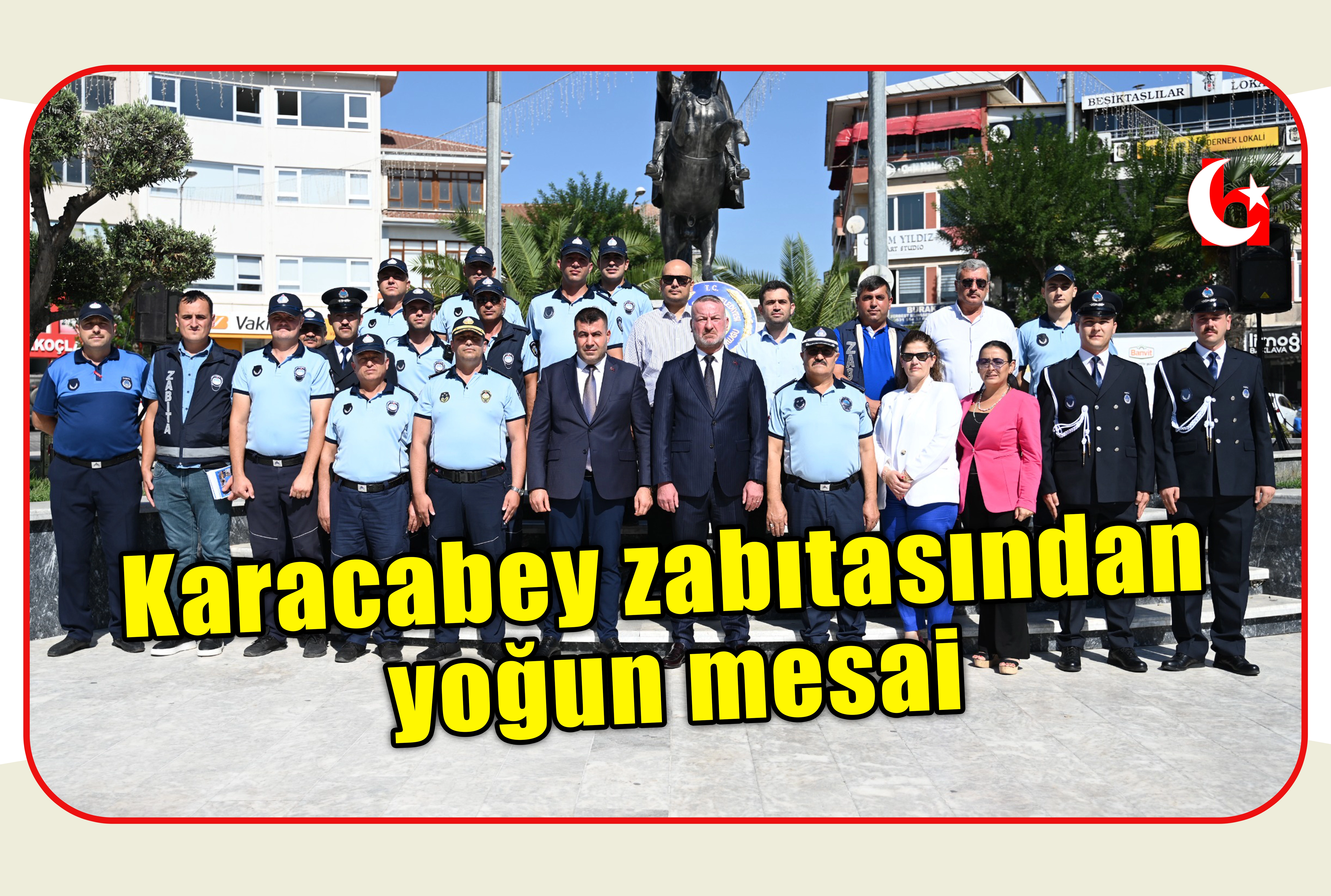 Karacabey zabıtasından yoğun mesai