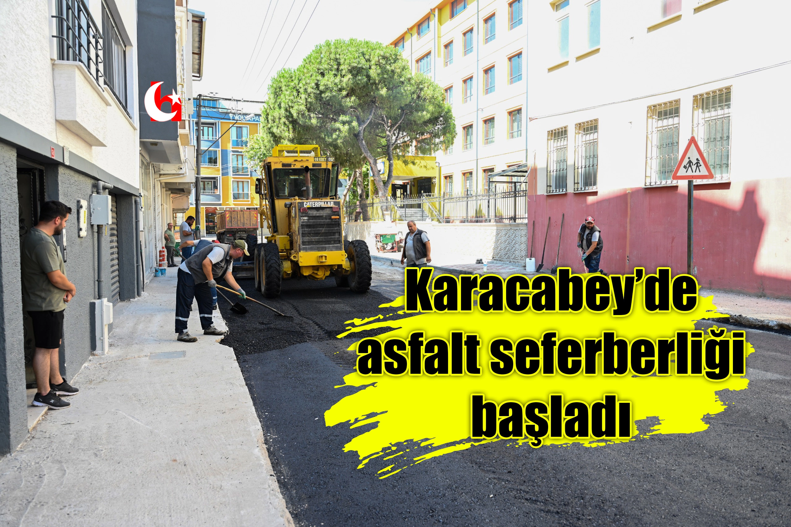 Karacabey’de asfalt seferberliği  başladı