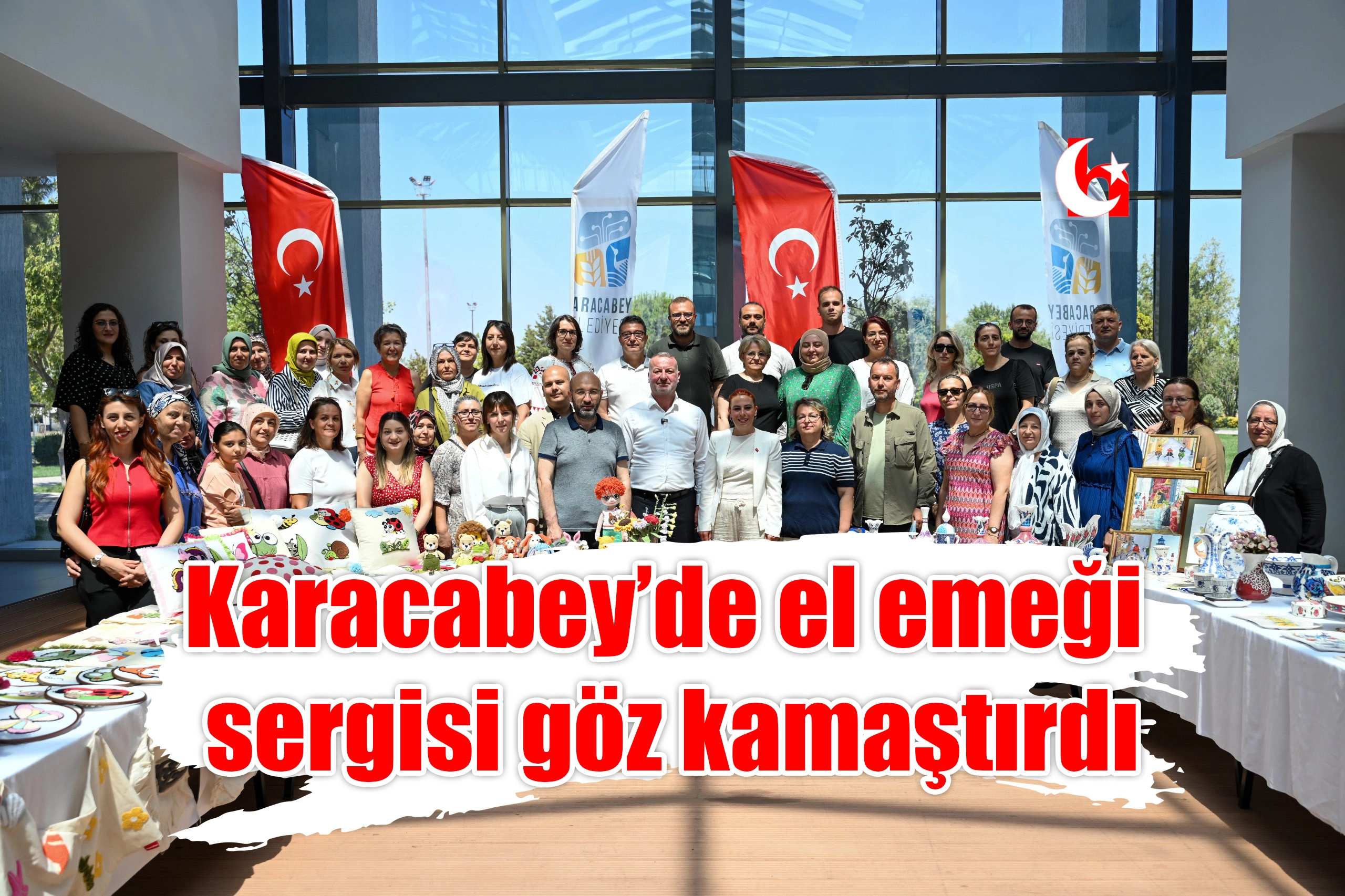 Karacabey’de el emeği sergisi göz kamaştırdı