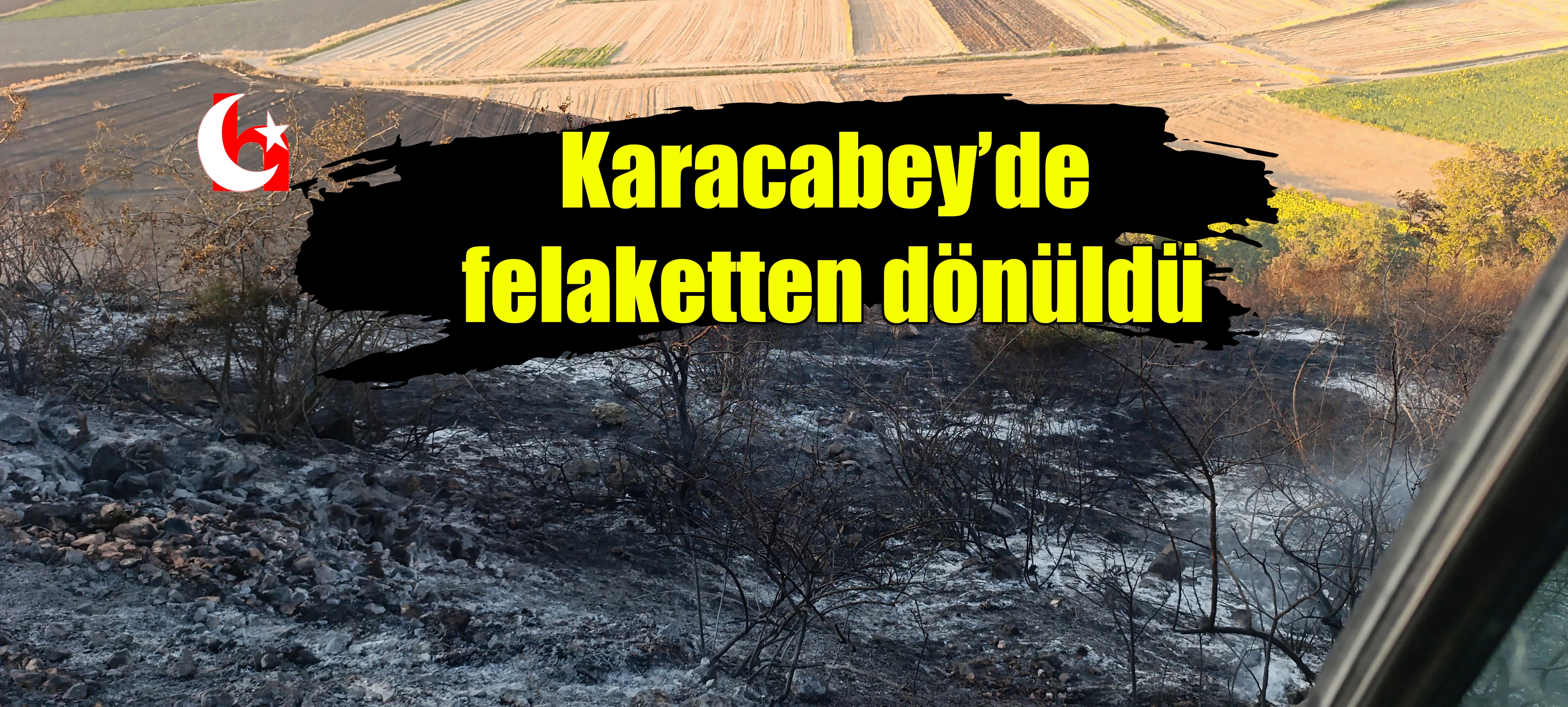Karacabey’de  felaketten dönüldü