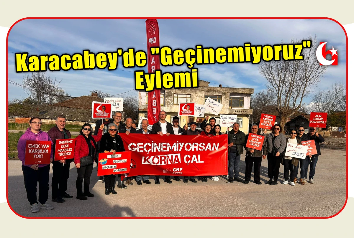 Karacabey'de "Ge&ccedil;inemiyoruz" Eylemi