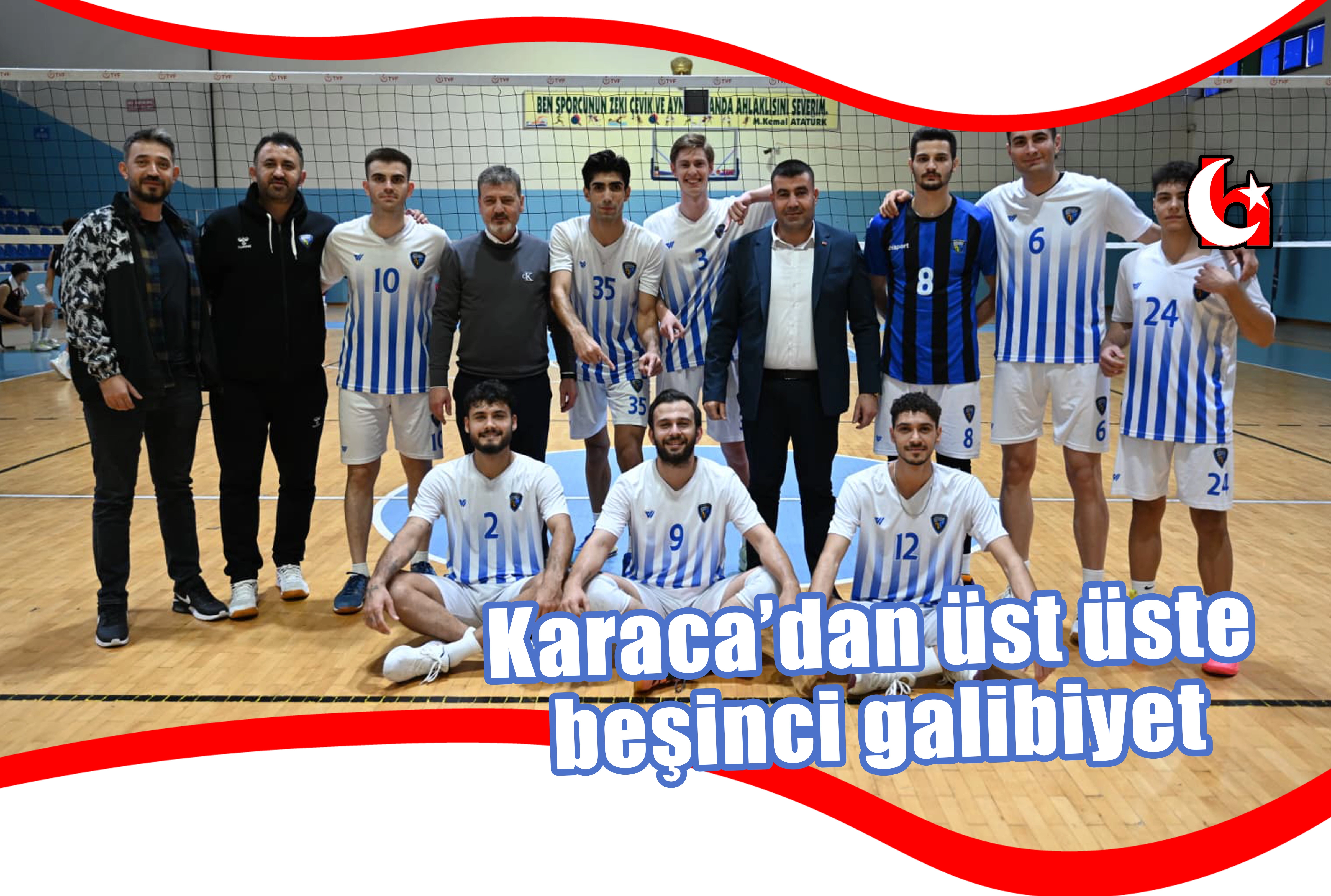 Karaca’dan üst üste beşinci galibiyet