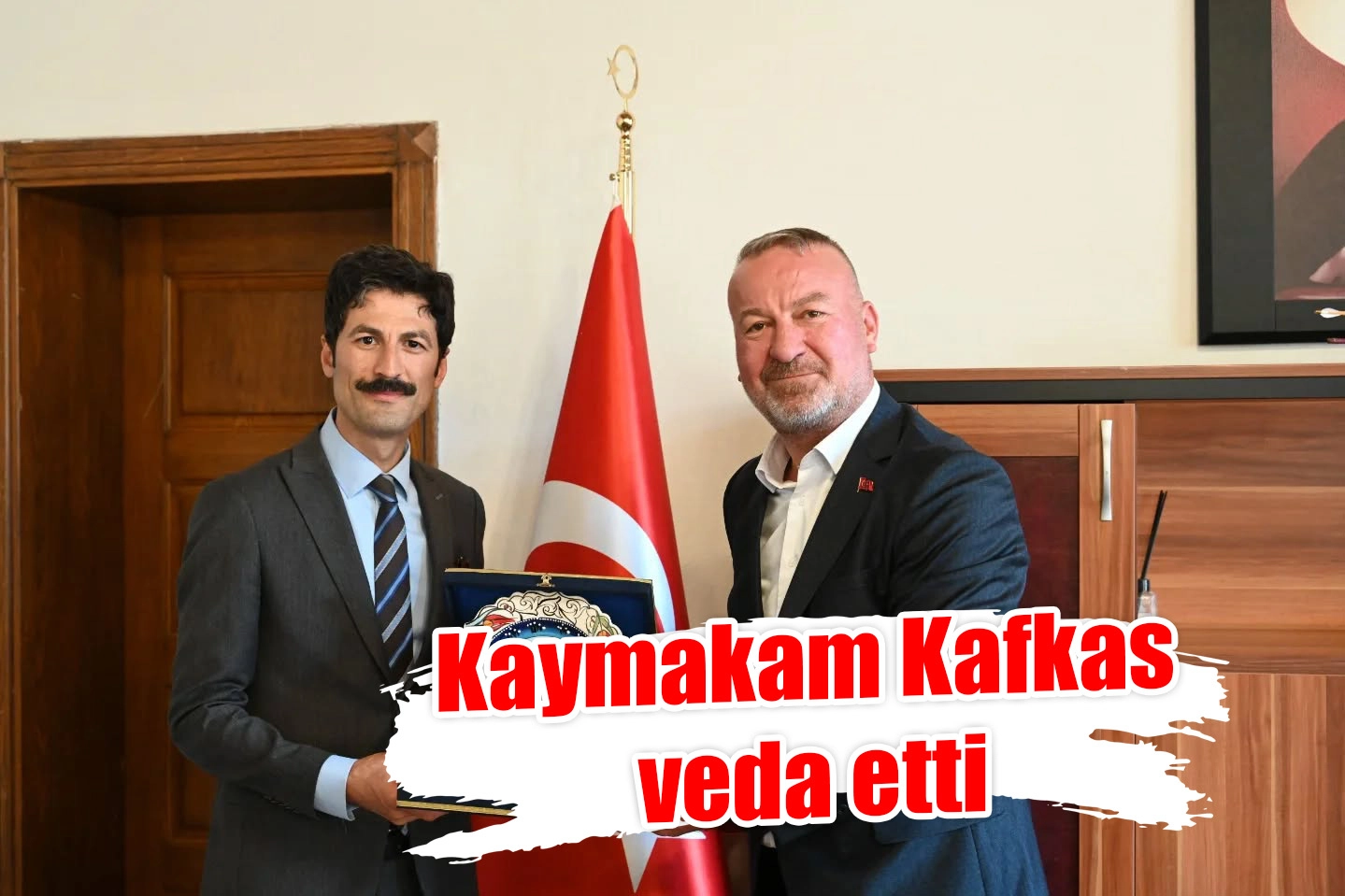 Kaymakam Kafkas veda etti