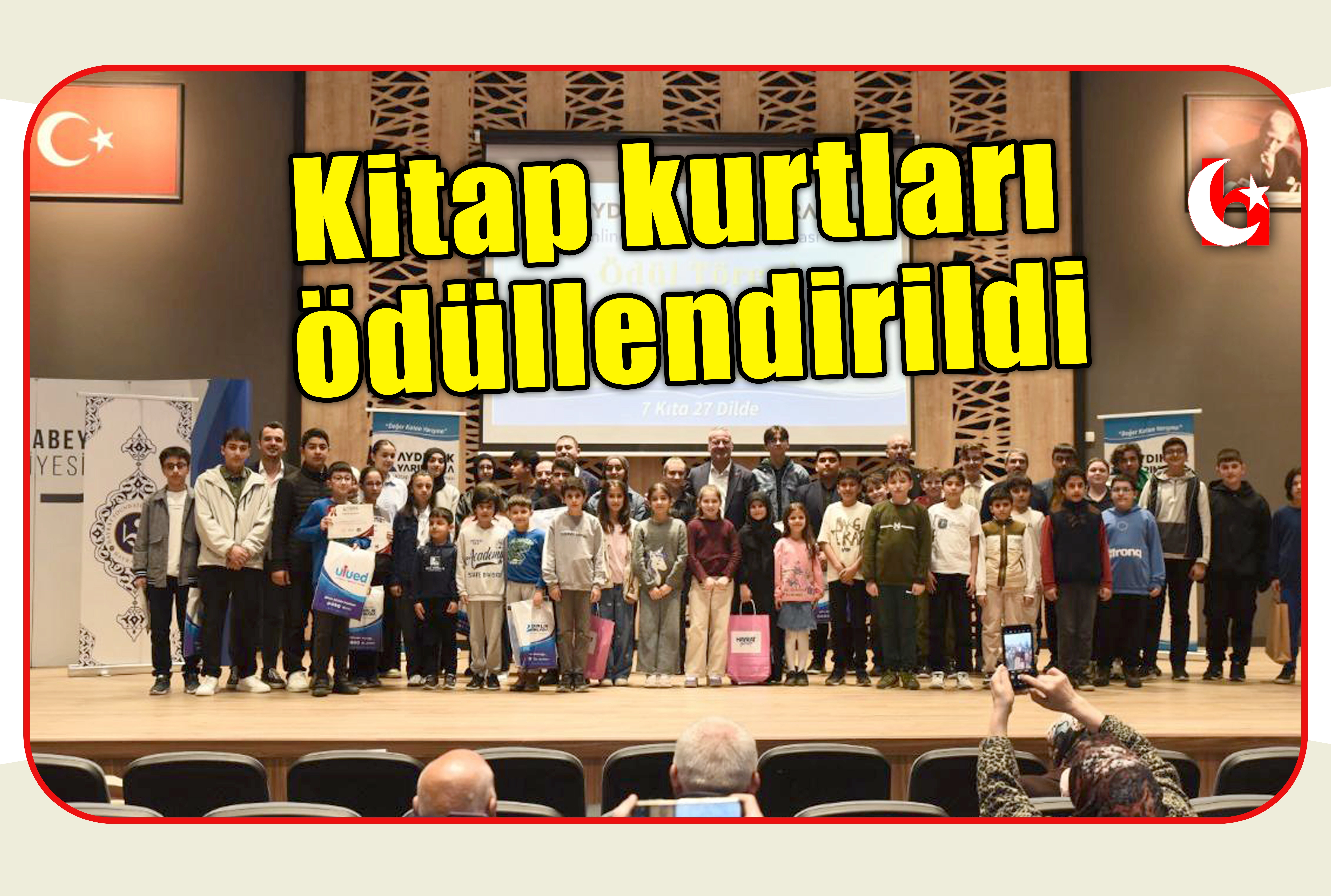 Kitap kurtları &ouml;d&uuml;llendirildi