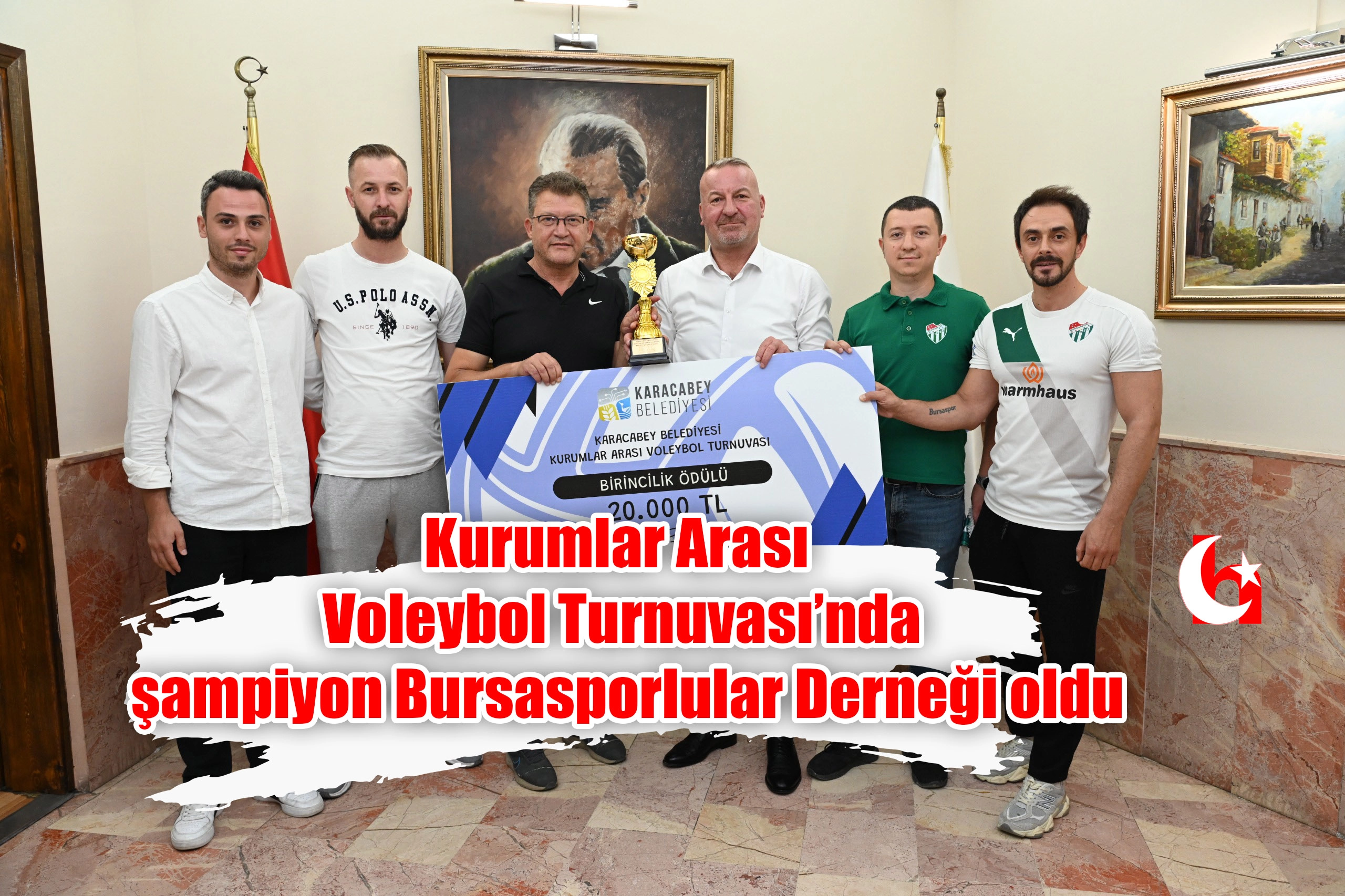 Kurumlar Arası Voleybol Turnuvası’nda şampiyon Bursasporlular Derneği oldu