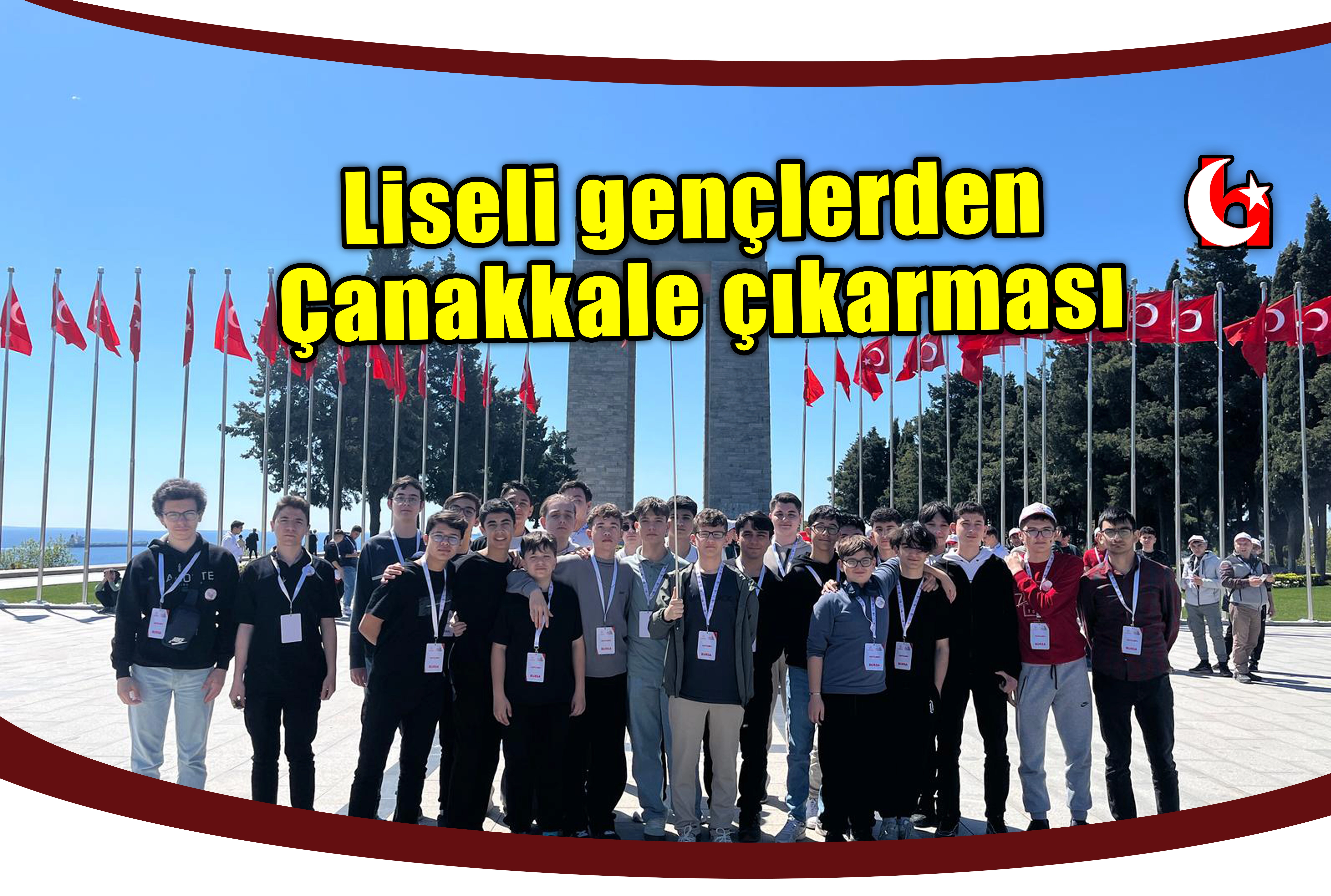 Liseli gençlerden  Çanakkale çıkarması