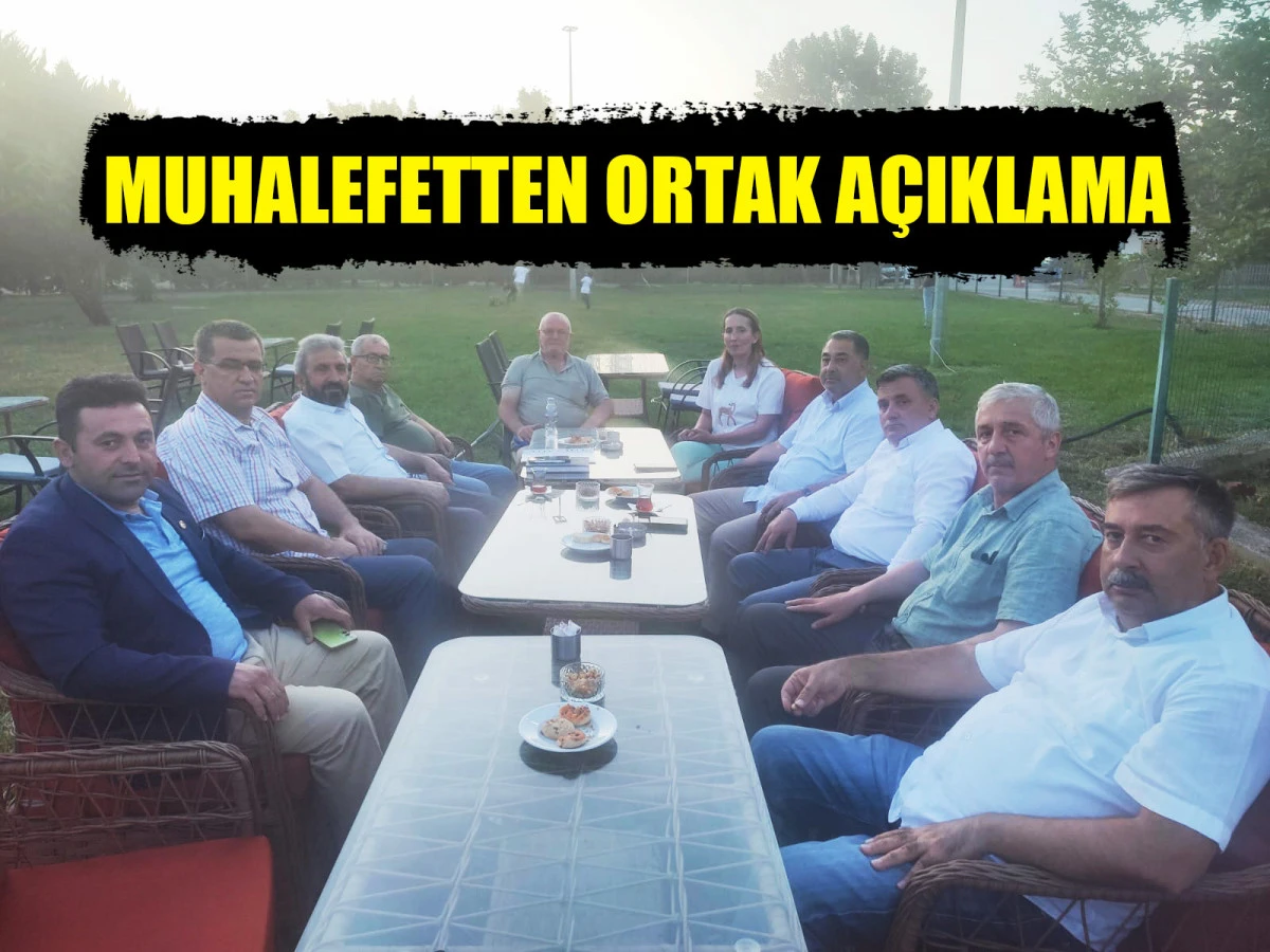 MUHALEFETTEN ORTAK AÇIKLAMA