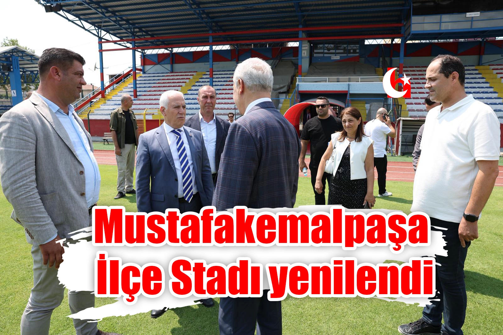 Mustafakemalpaşa İlçe Stadı yenilendi