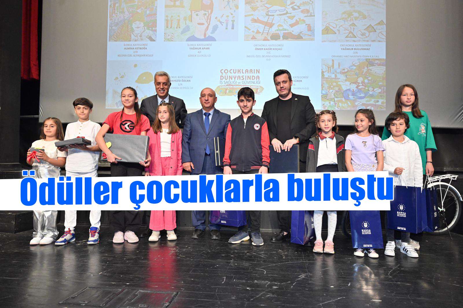 Ödüller çocuklarla buluştu