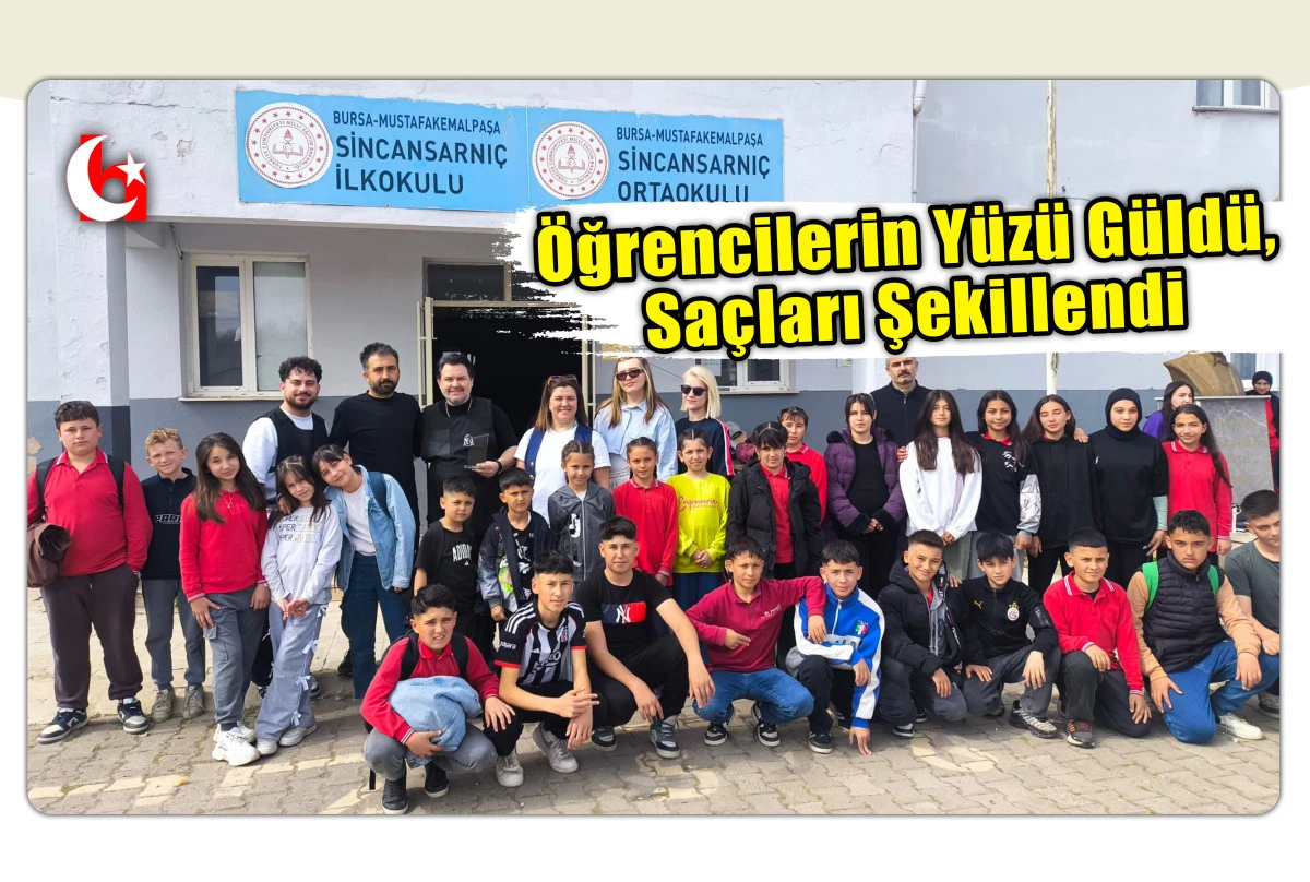 &Ouml;ğrencilerin Y&uuml;z&uuml; G&uuml;ld&uuml;, Sa&ccedil;ları Şekillendi