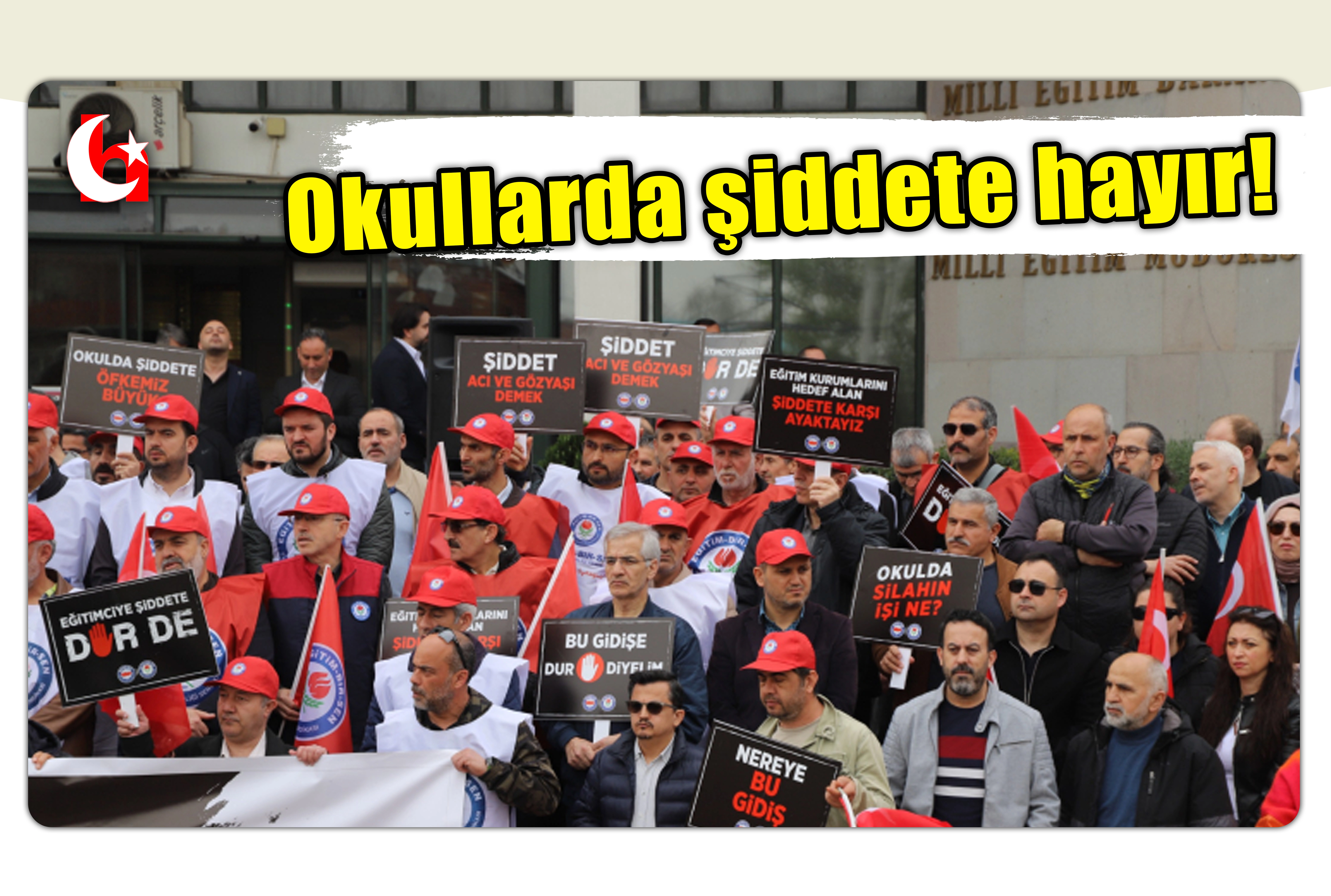 Okullarda şiddete hayır!