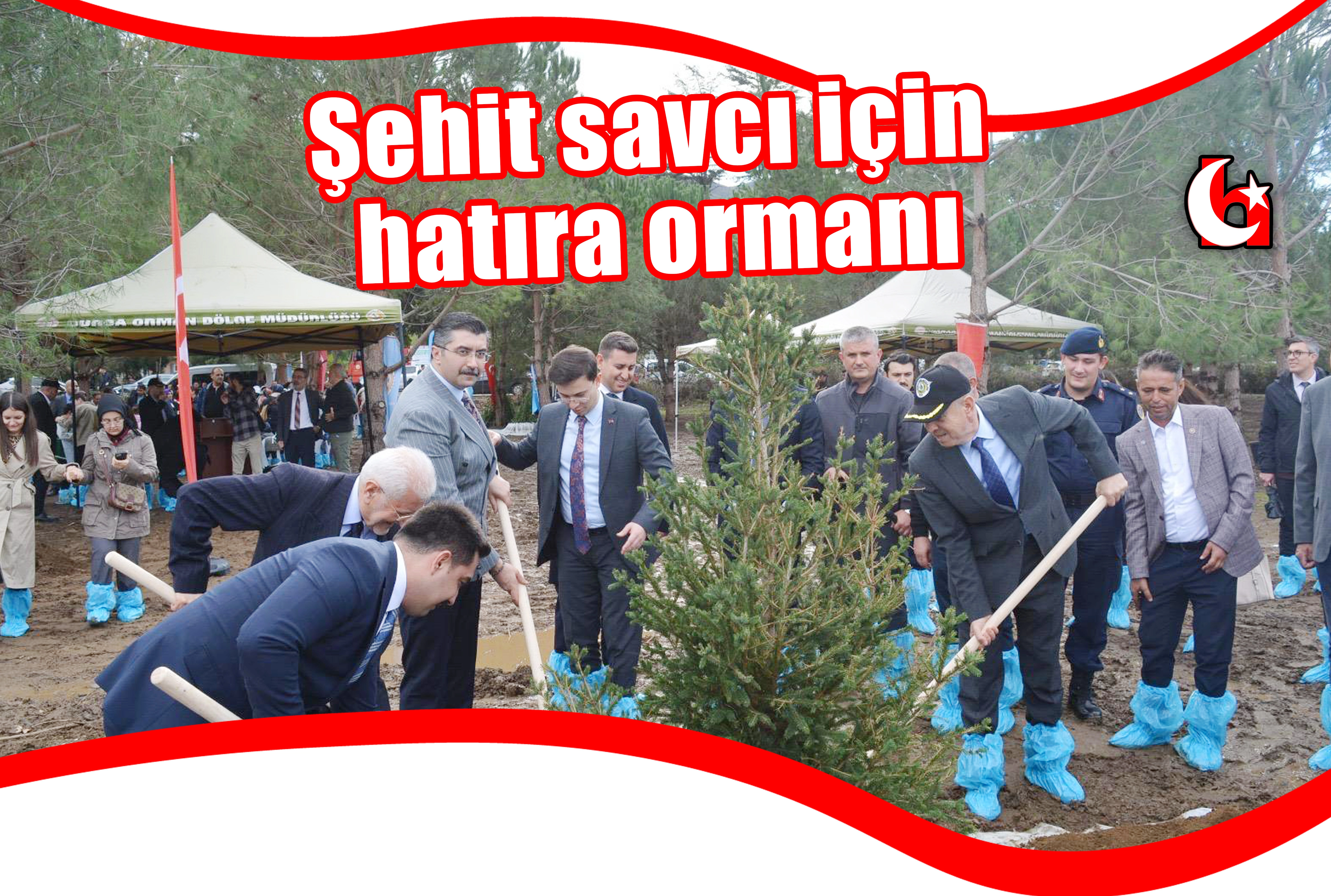 Şehit savcı için hatıra ormanı
