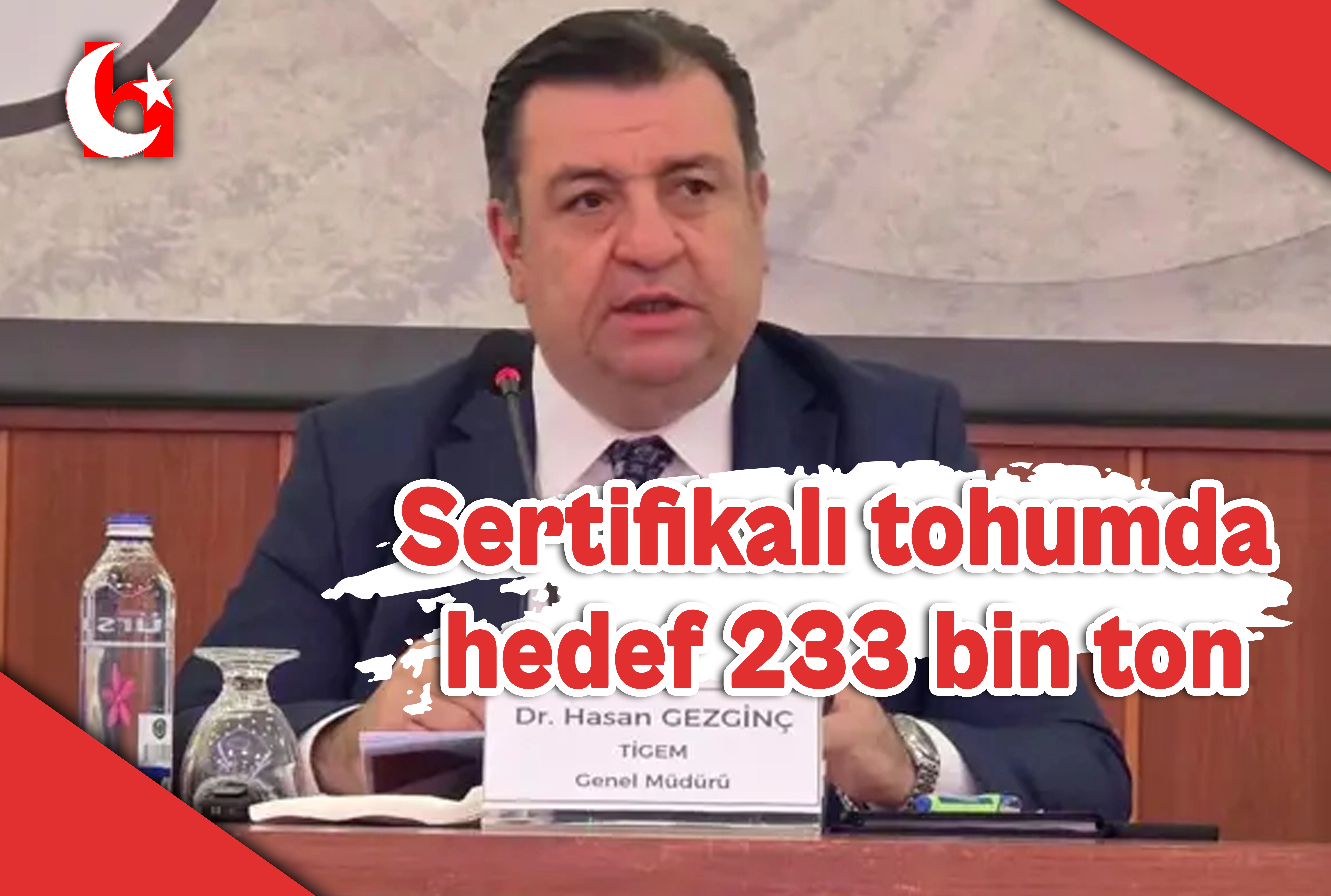 Sertifikalı tohumda hedef 233 bin ton