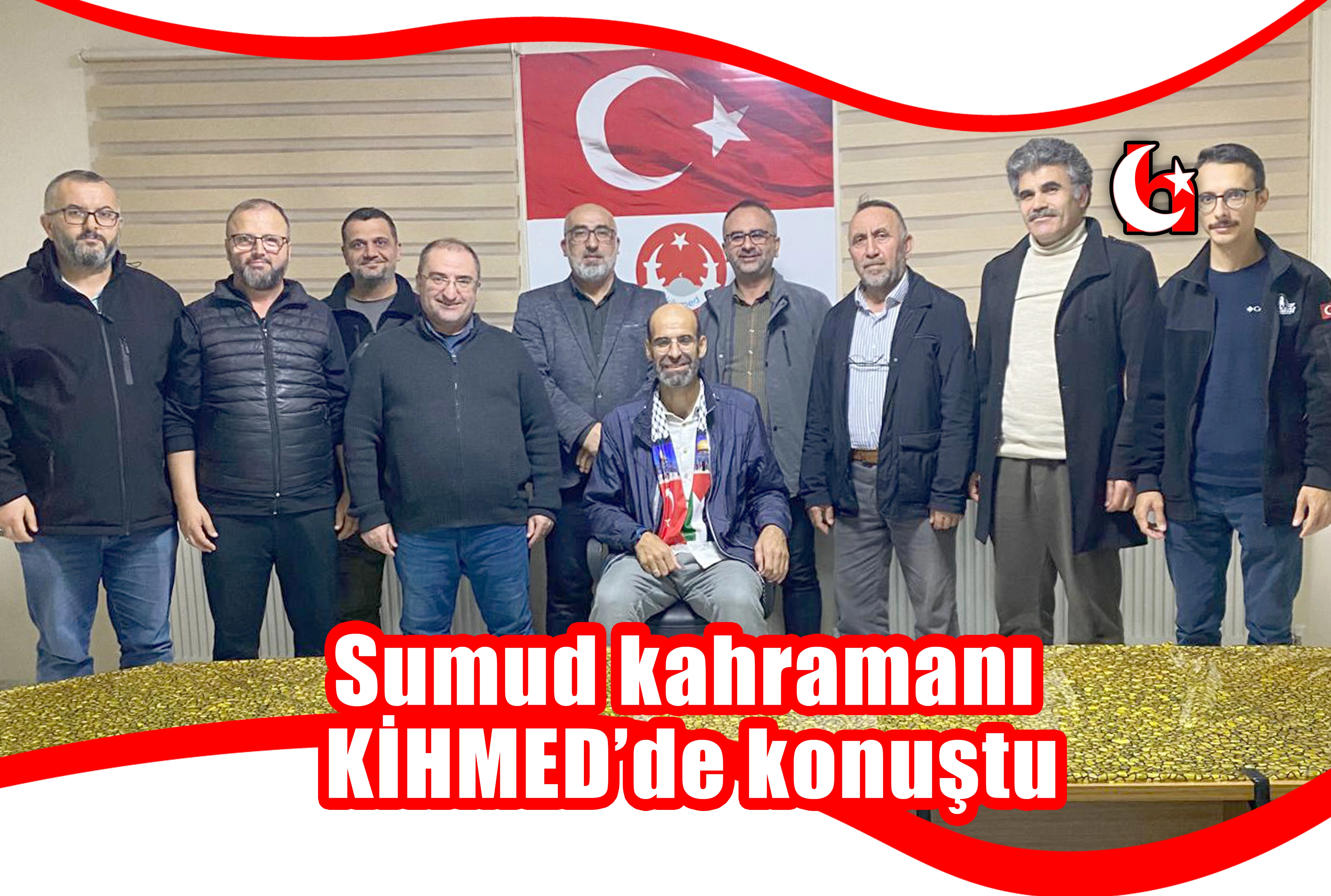 Sumud kahramanı KİHMED’de konuştu