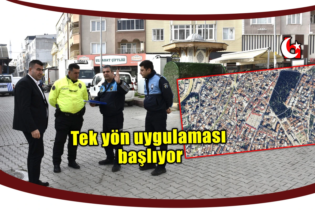 Tek yön uygulaması başlıyor