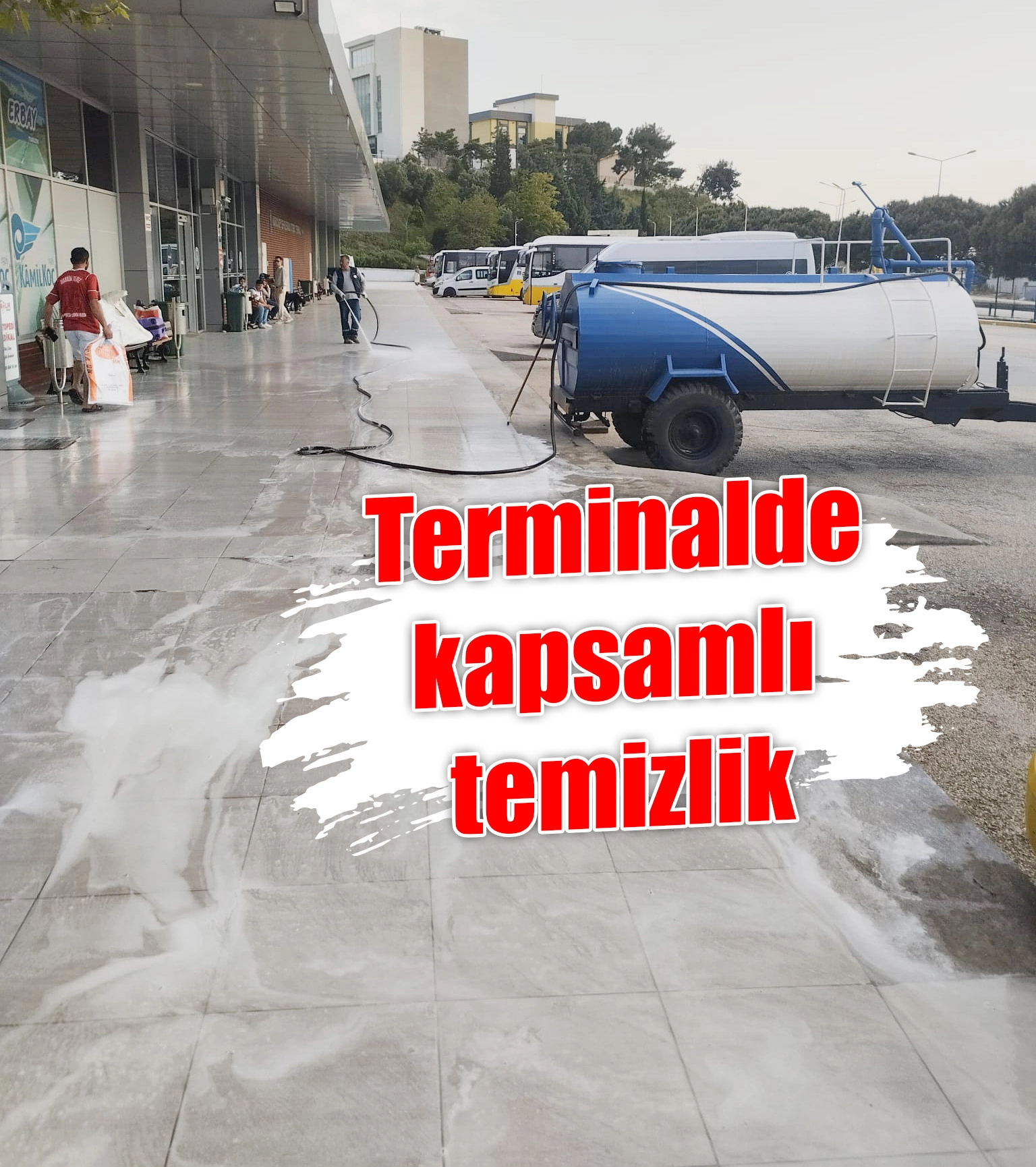 Terminalde kapsamlı temizlik