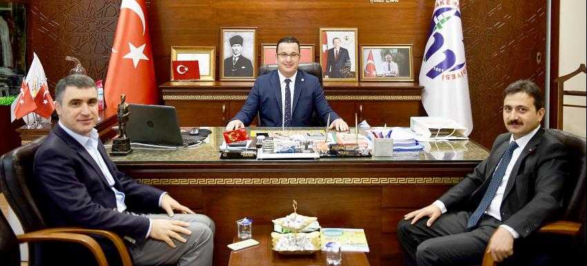 TKDK İl Koordinatörü Berksun Başkan Kanar’ı ziyaret etti