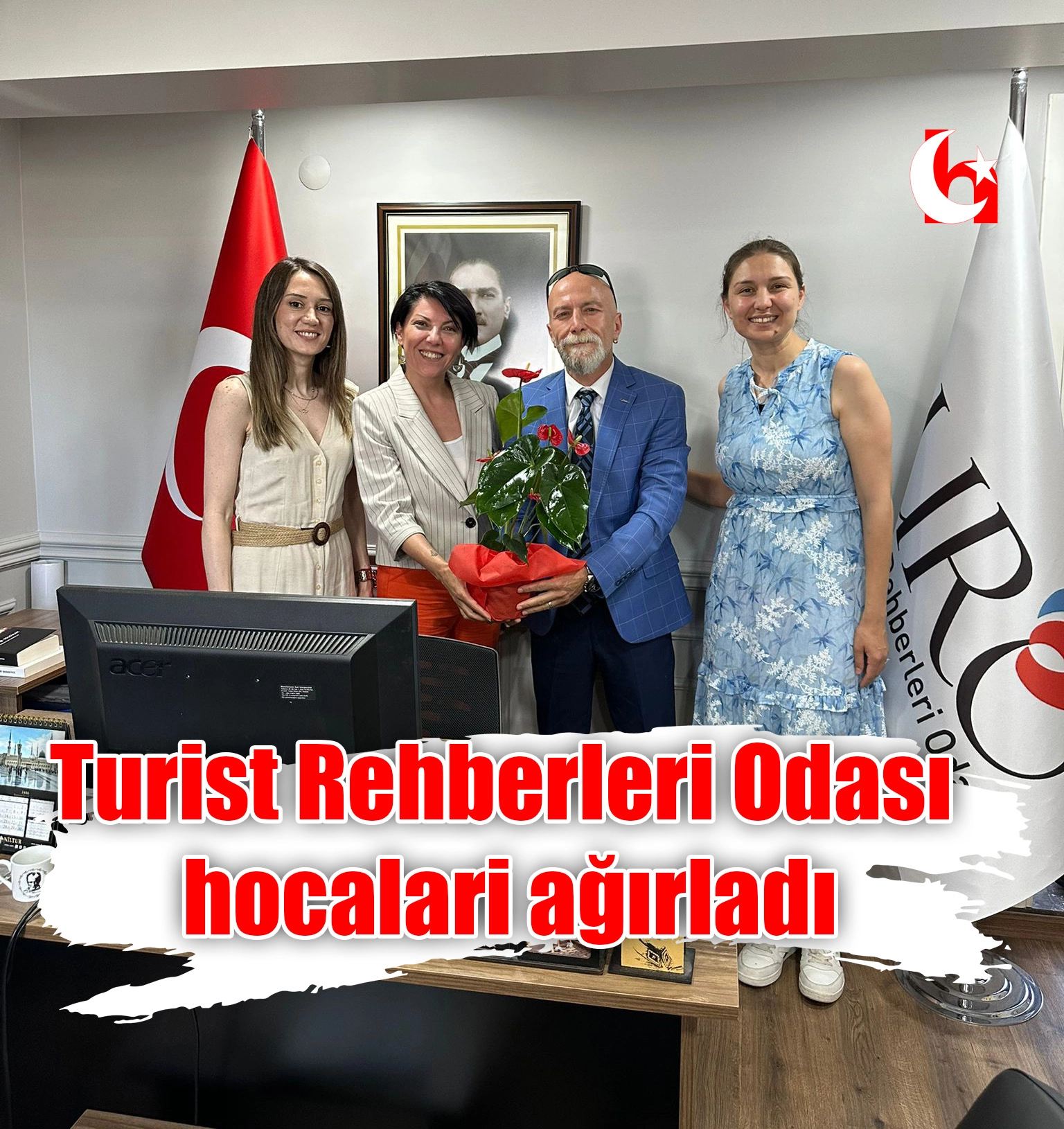 Turist Rehberleri Odası  hocalari ağırladı